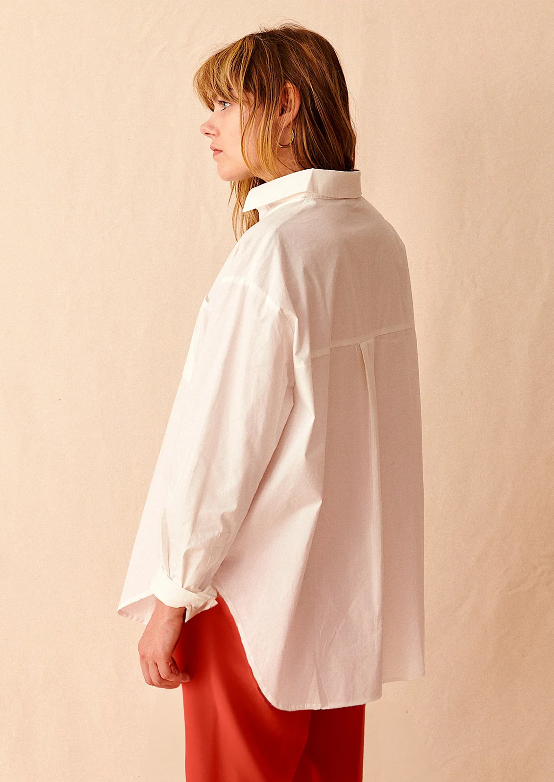 Oversized Cotton Poplin Shirt - Image 2