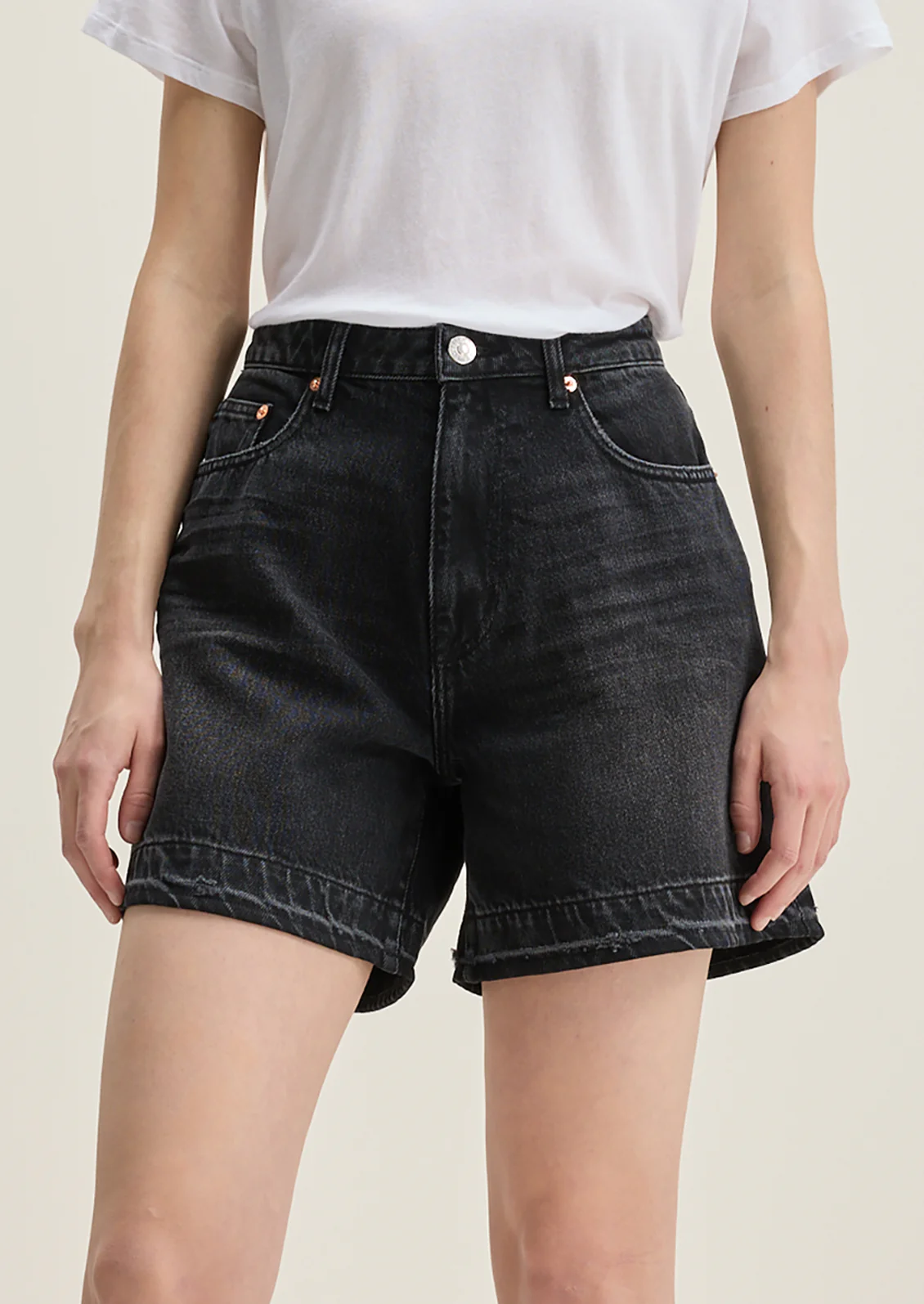 Pactol Wide Denim Shorts