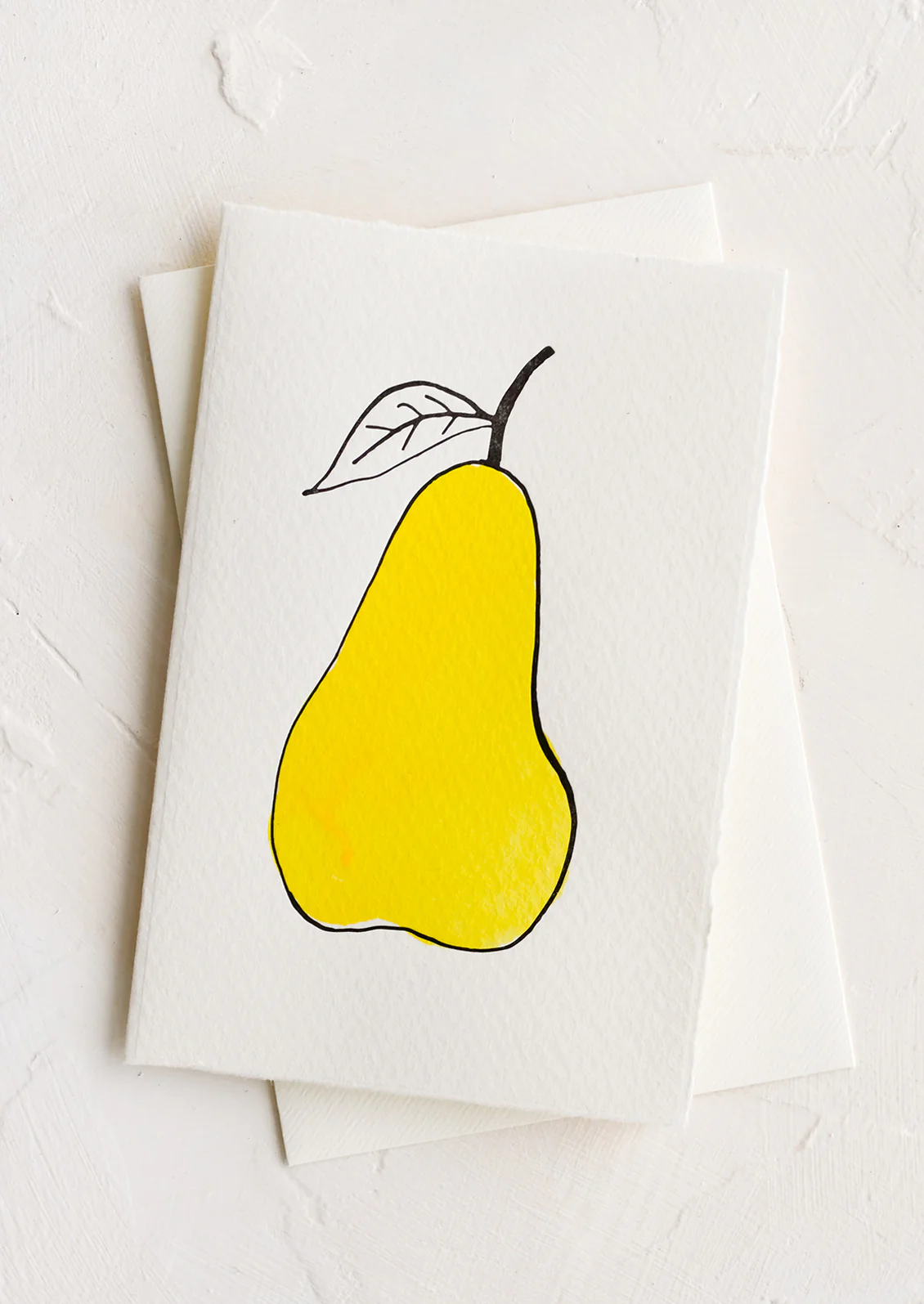 Yellow Pear Blank Card
