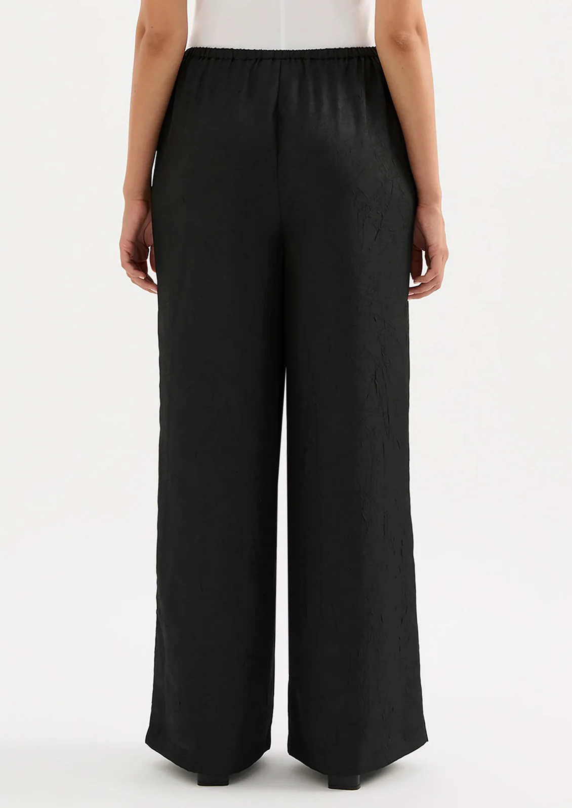 Pandora Crushed Satin Pant - Image 4