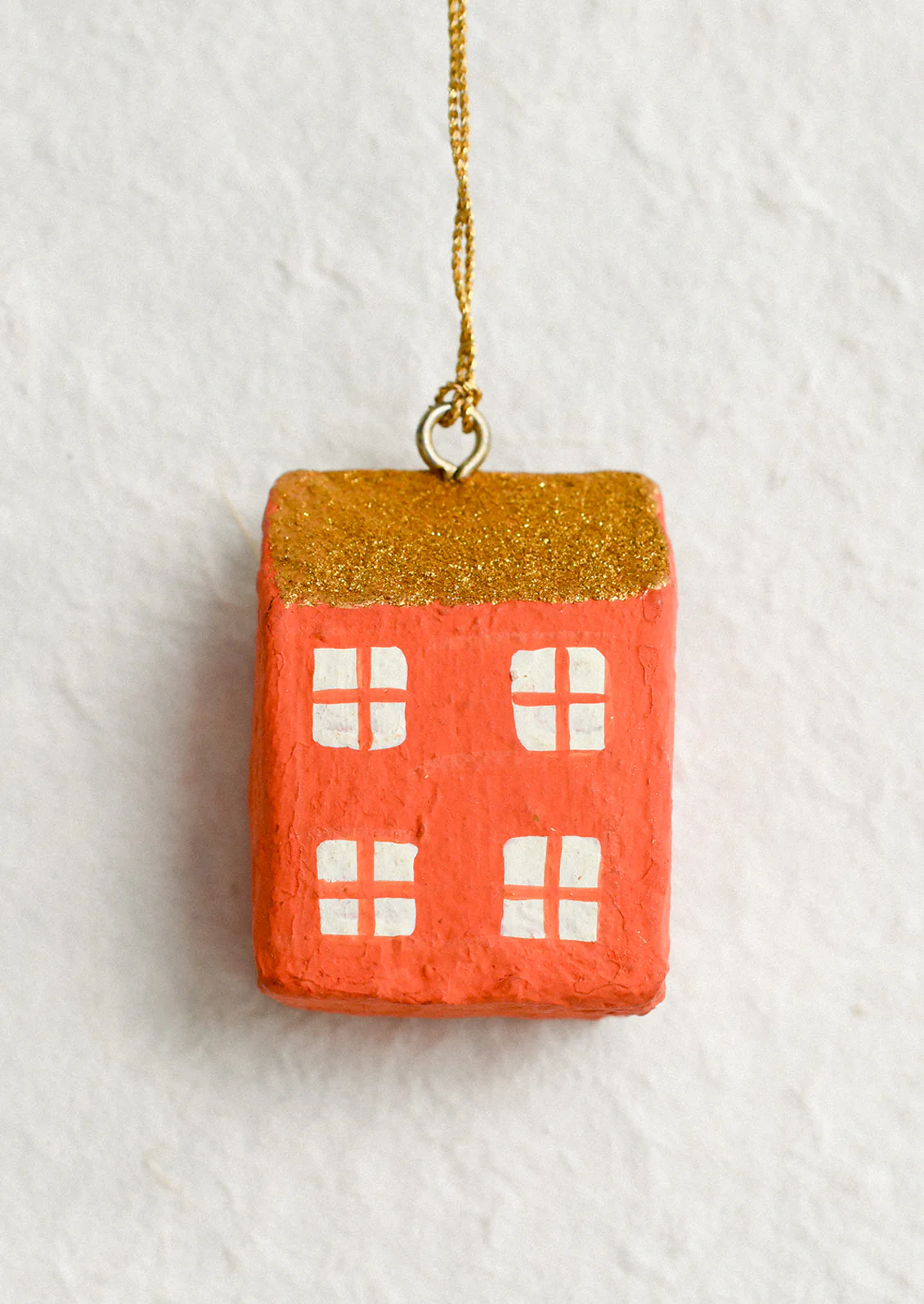 Paper Maché House Ornament - Image 3