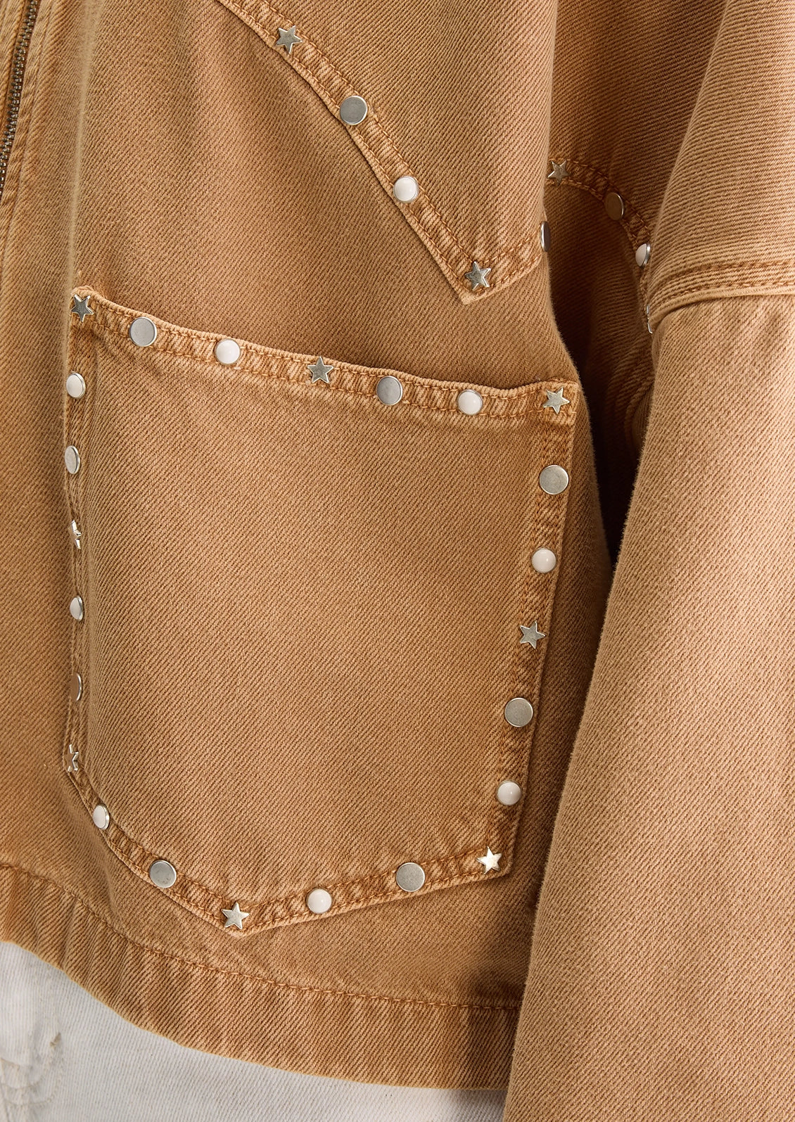 Payla Studded Denim Jacket - Image 2