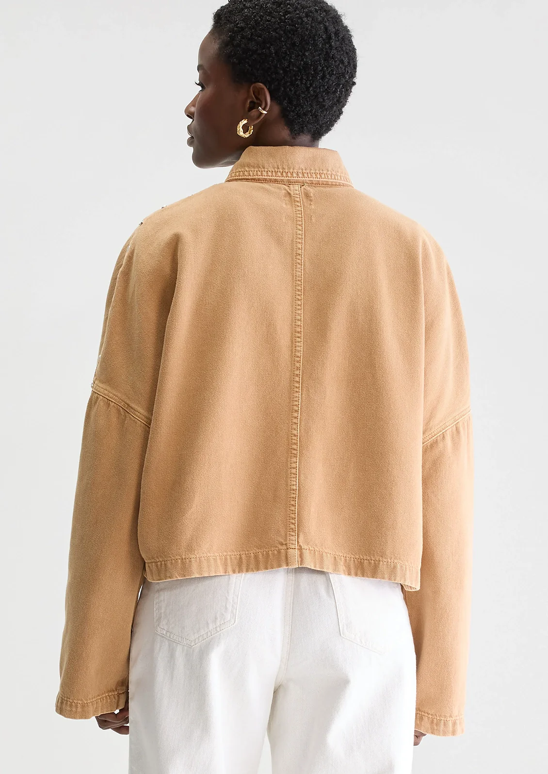 Payla Studded Denim Jacket - Image 4