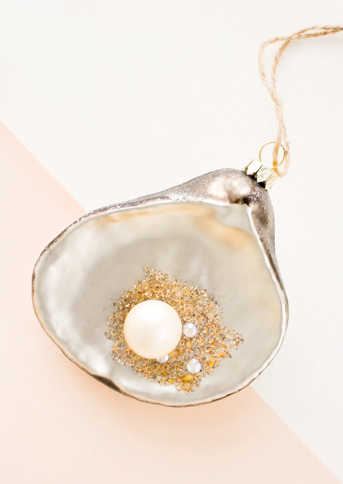 Pearled Oyster Ornament