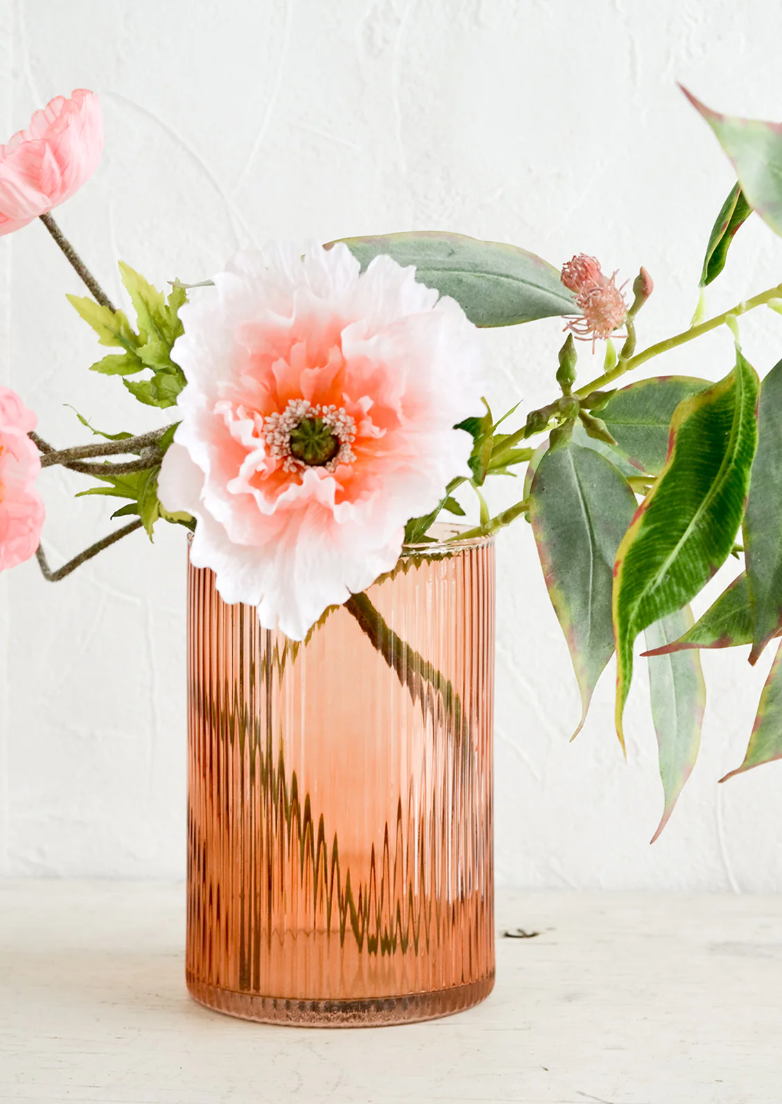 Peche Fluted Glass Vase - Image 4