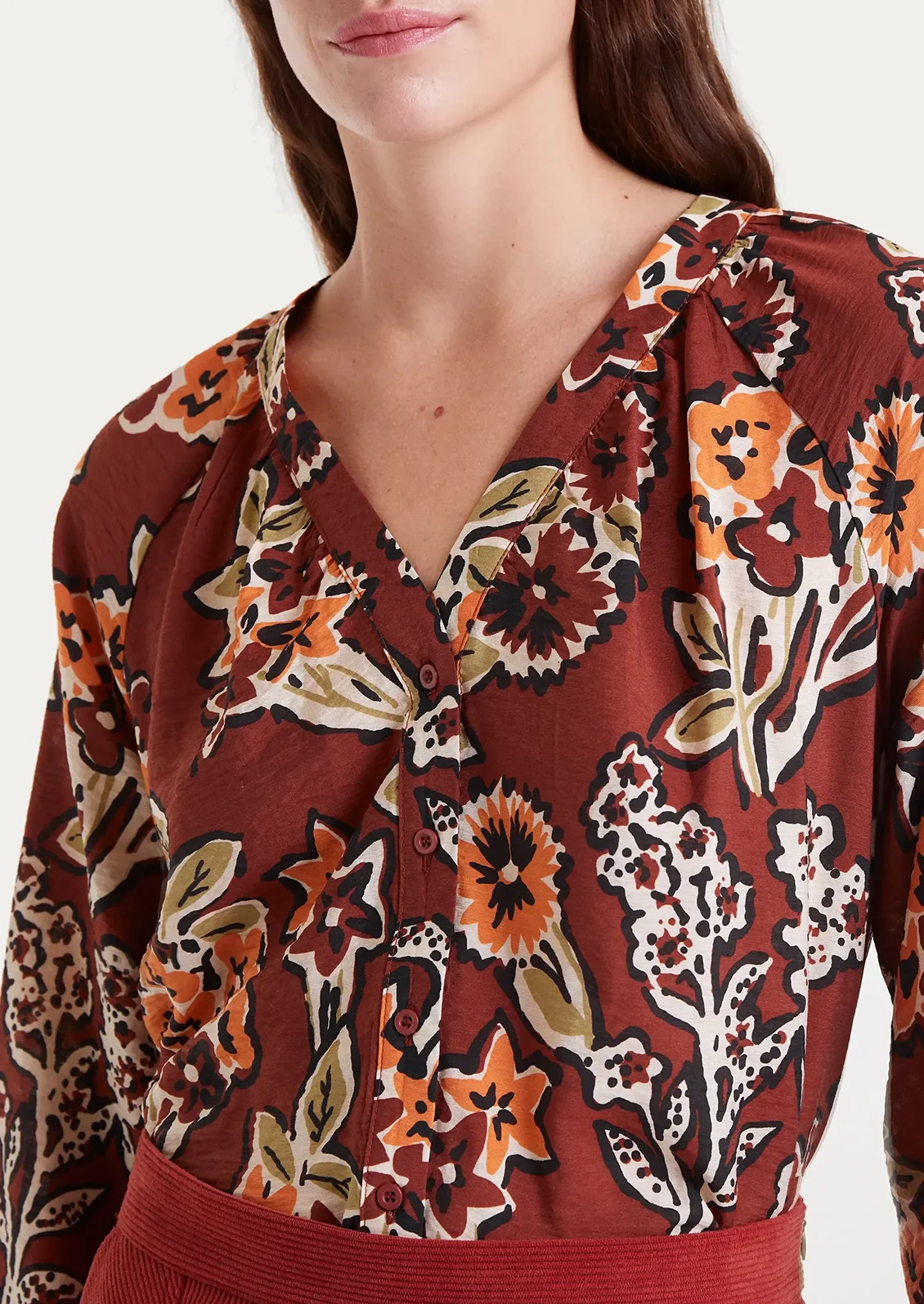 Manet Printed Blouse - Image 2