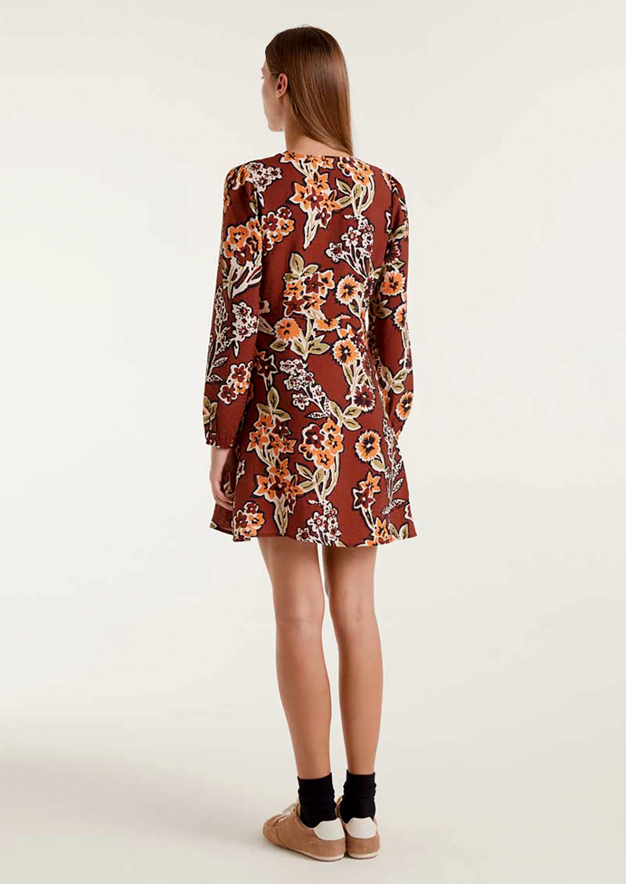 Manet Printed Wrap Dress - Image 3