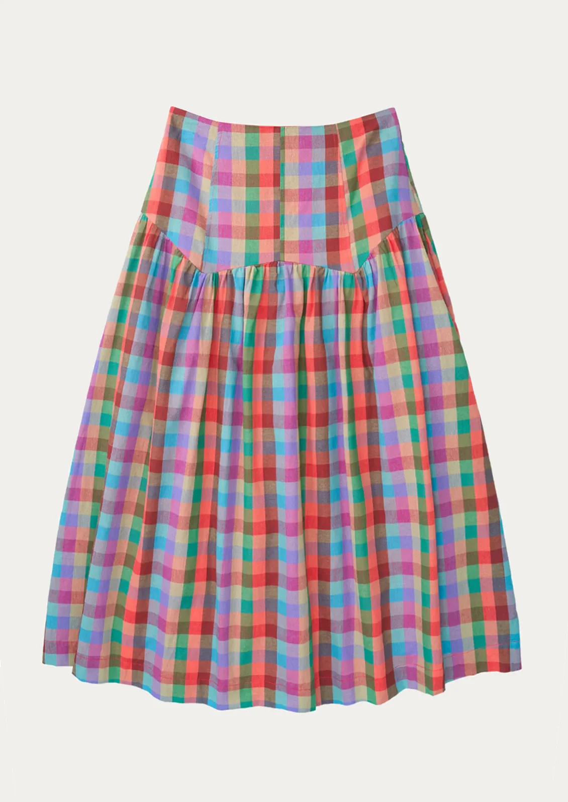 Penny Skirt in Colorburst Plaid