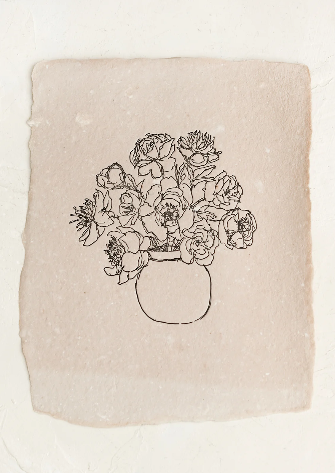 Peonies in Vase Print