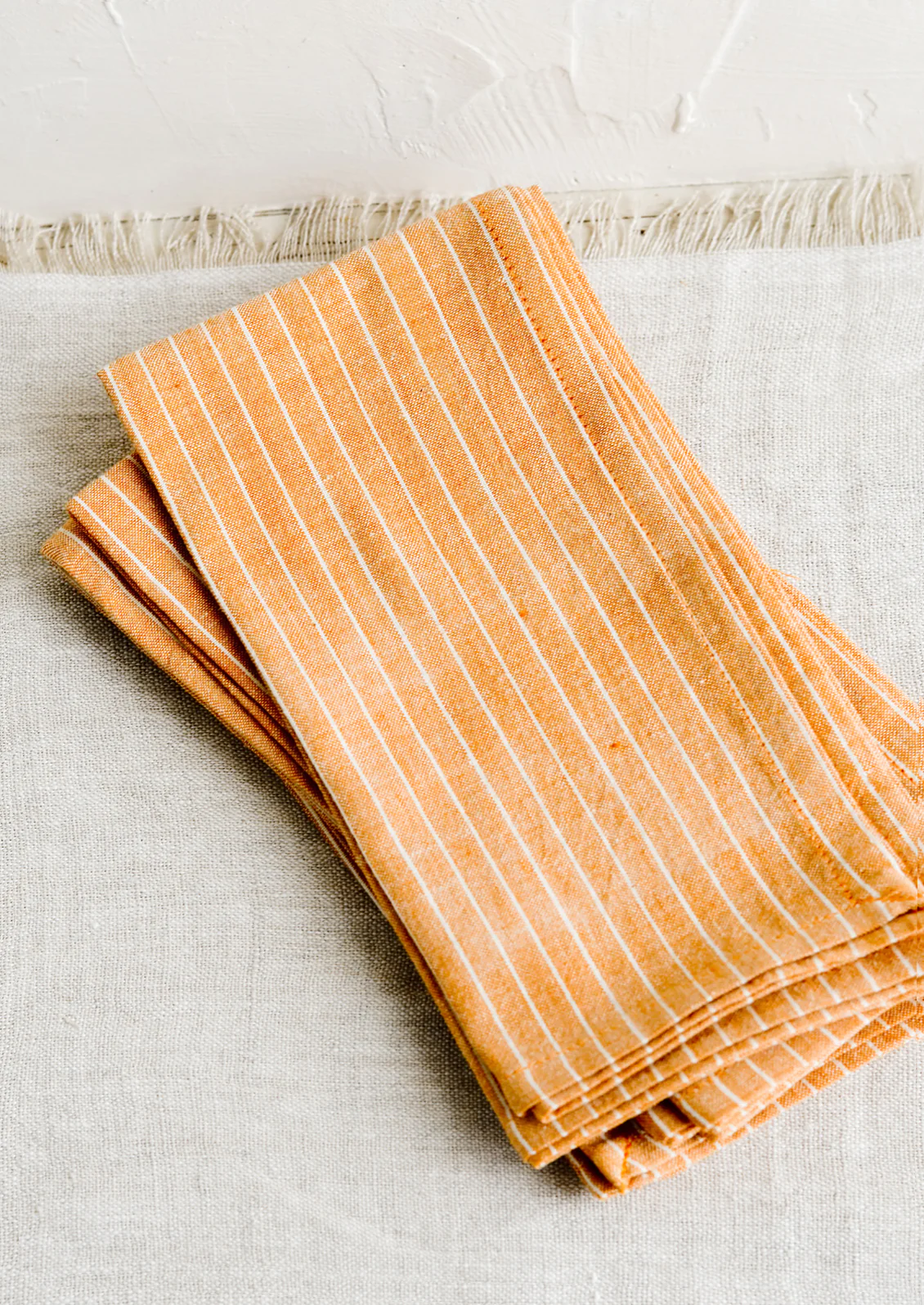 Pinstripe Cotton Napkin Set