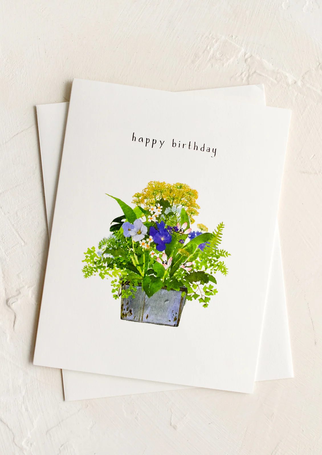 Planter Box Birthday Card