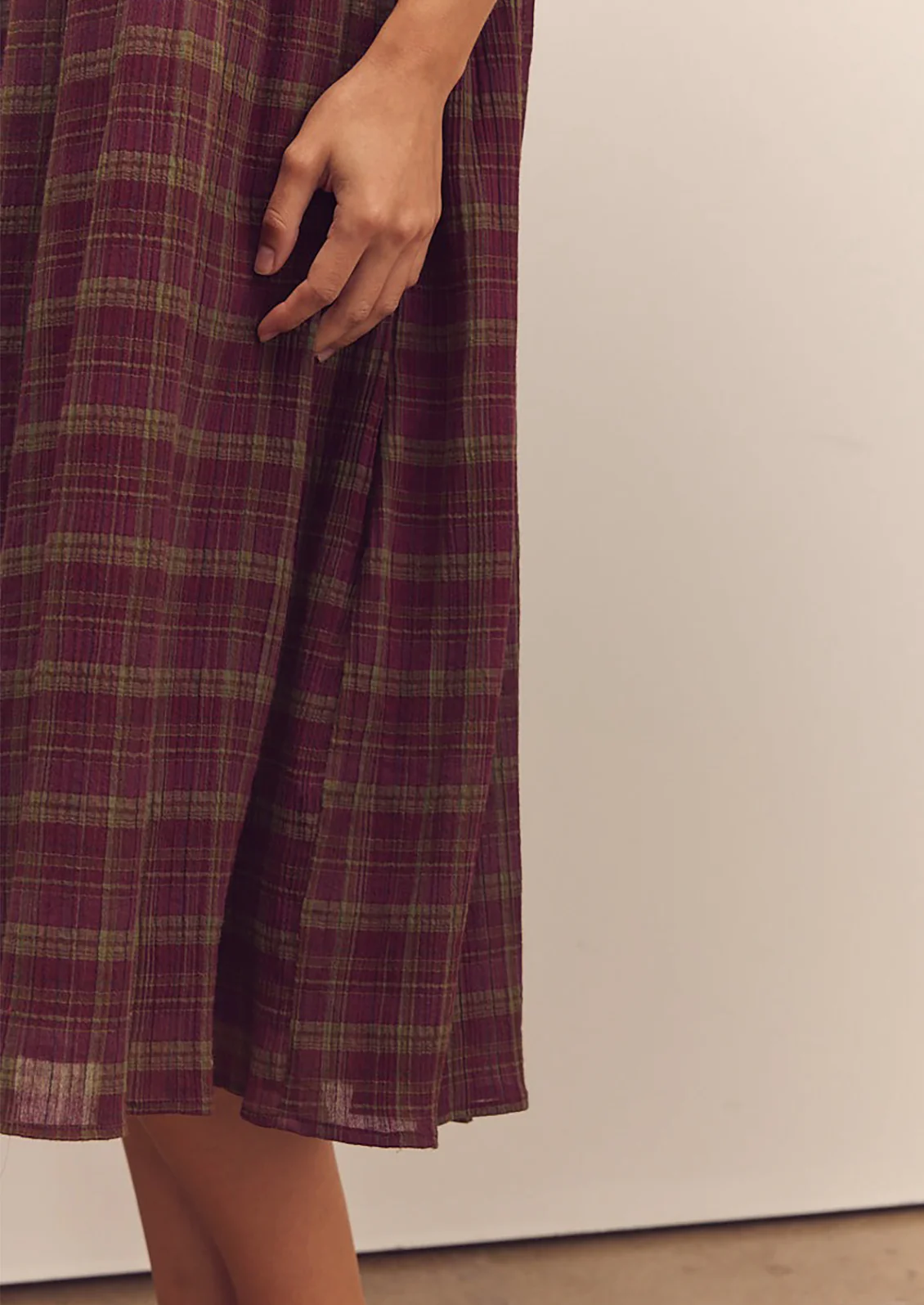 Sonali Textured Cotton Dress - Image 4