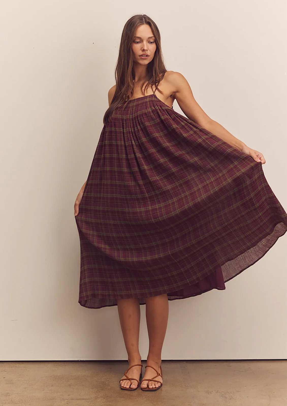 Sonali Textured Cotton Dress - Image 5