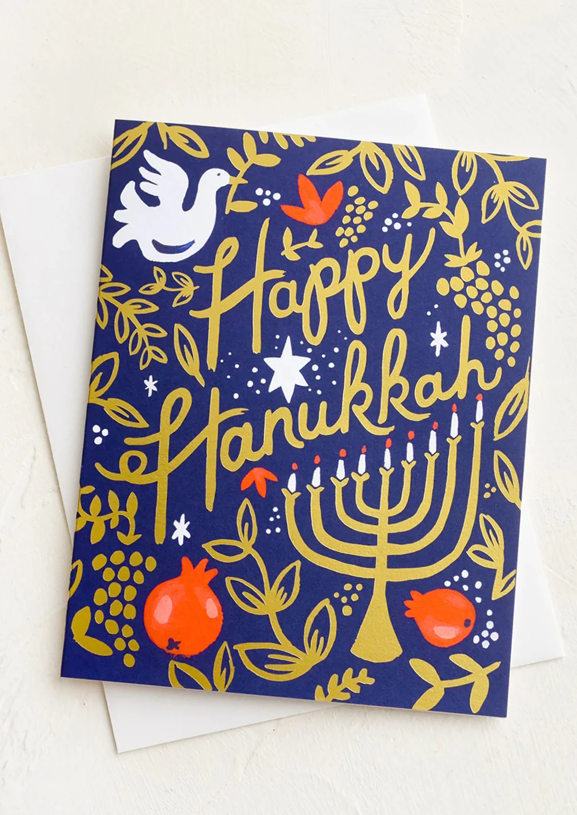 Pomegranate Hanukkah Card