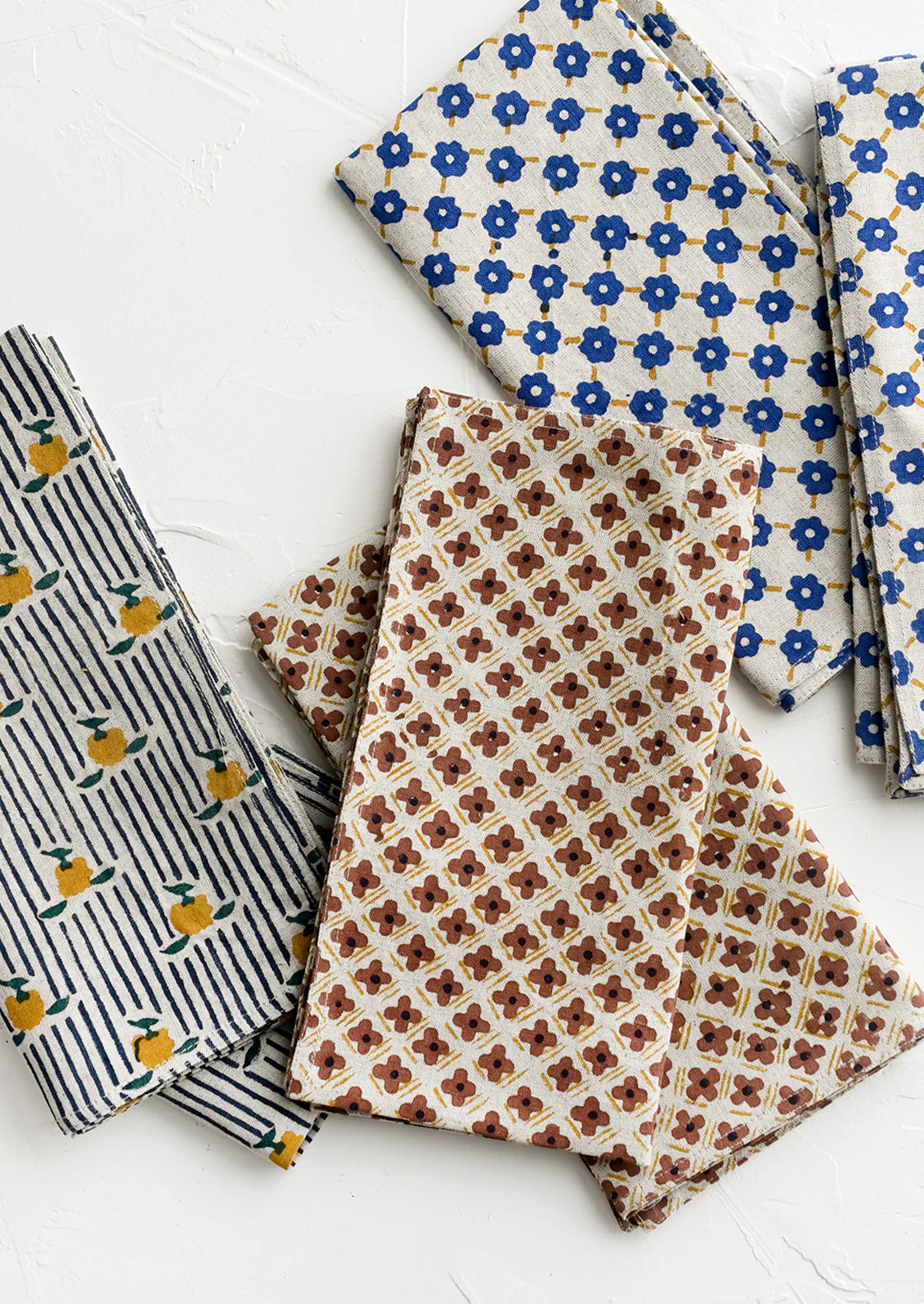 Provencal Block Printed Napkin - Image 2