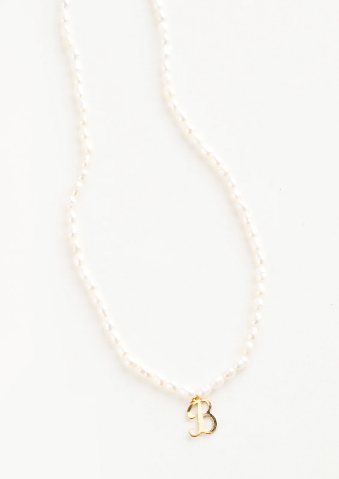 Quincy Pearl Initial Necklace - Image 2