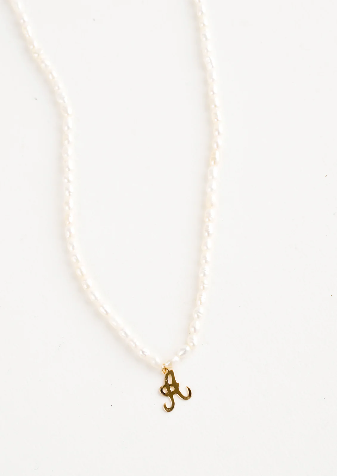Quincy Pearl Initial Necklace - Image 3