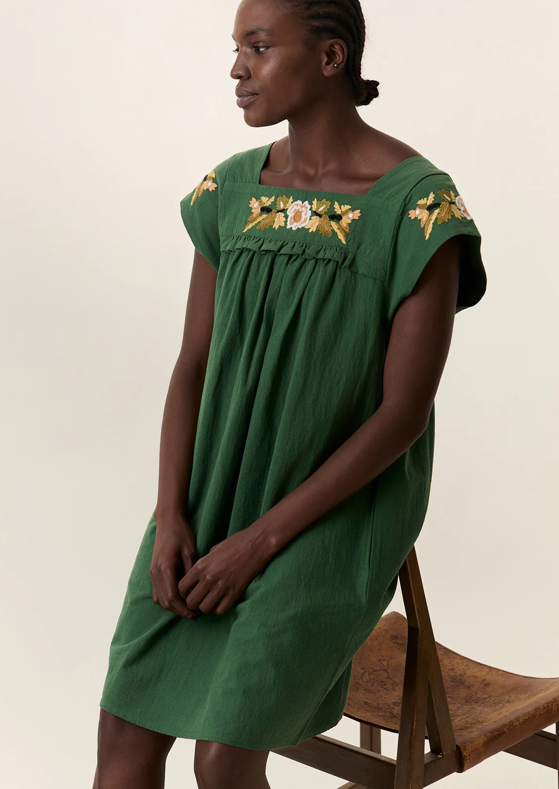 Raddix Embroidered Dress