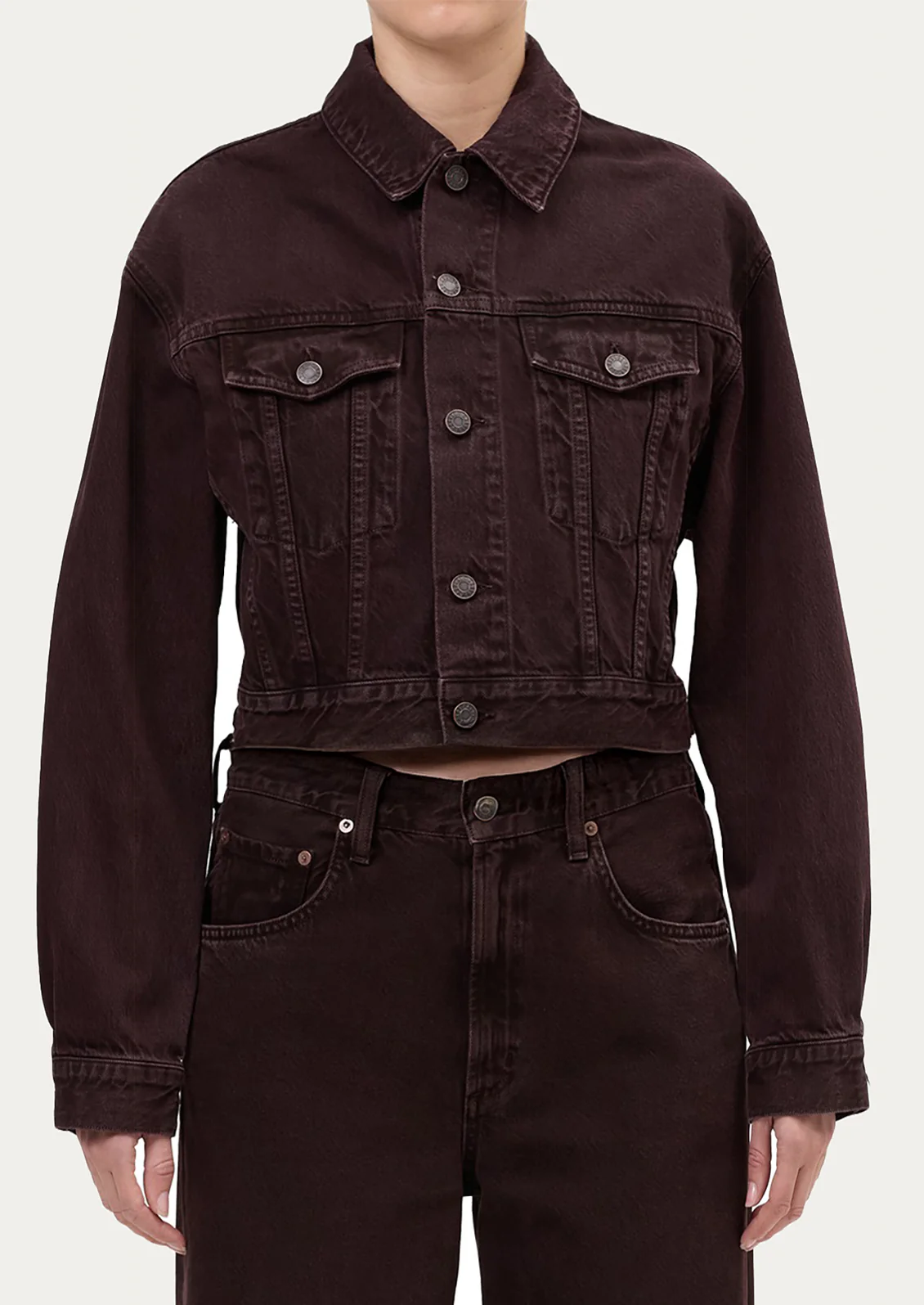 Radley Denim Jacket in Sloe Berry - Image 4