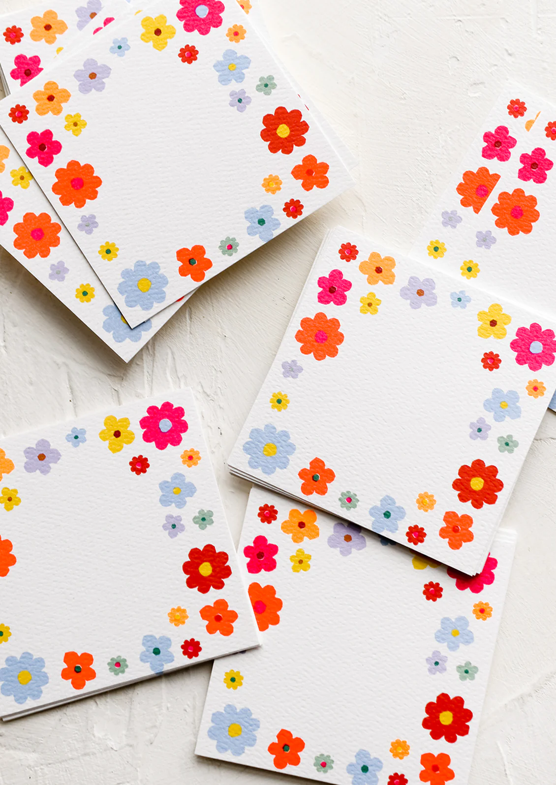 Rainbow Floral Mini Note Set