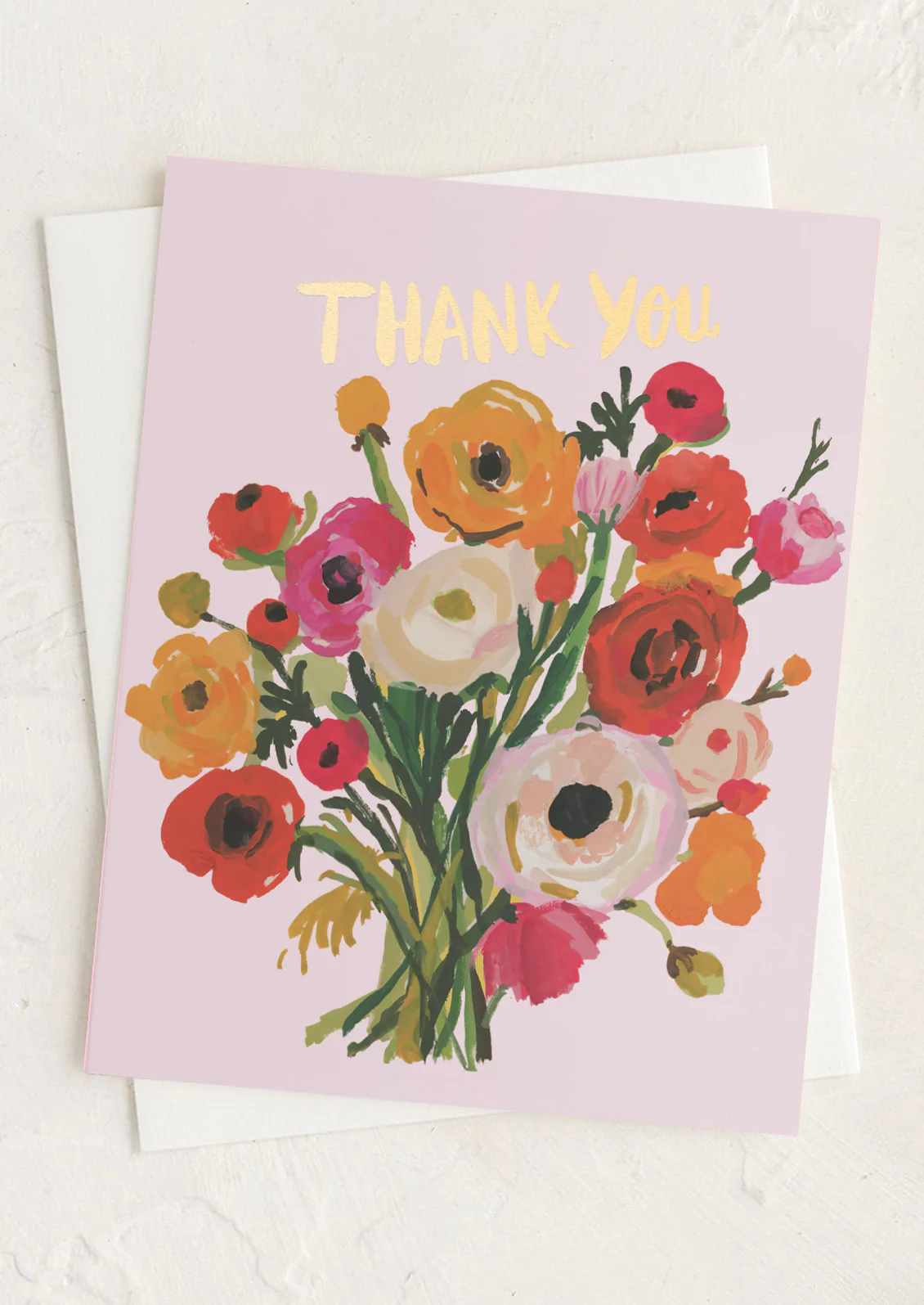 Ranunculus Thank You Card