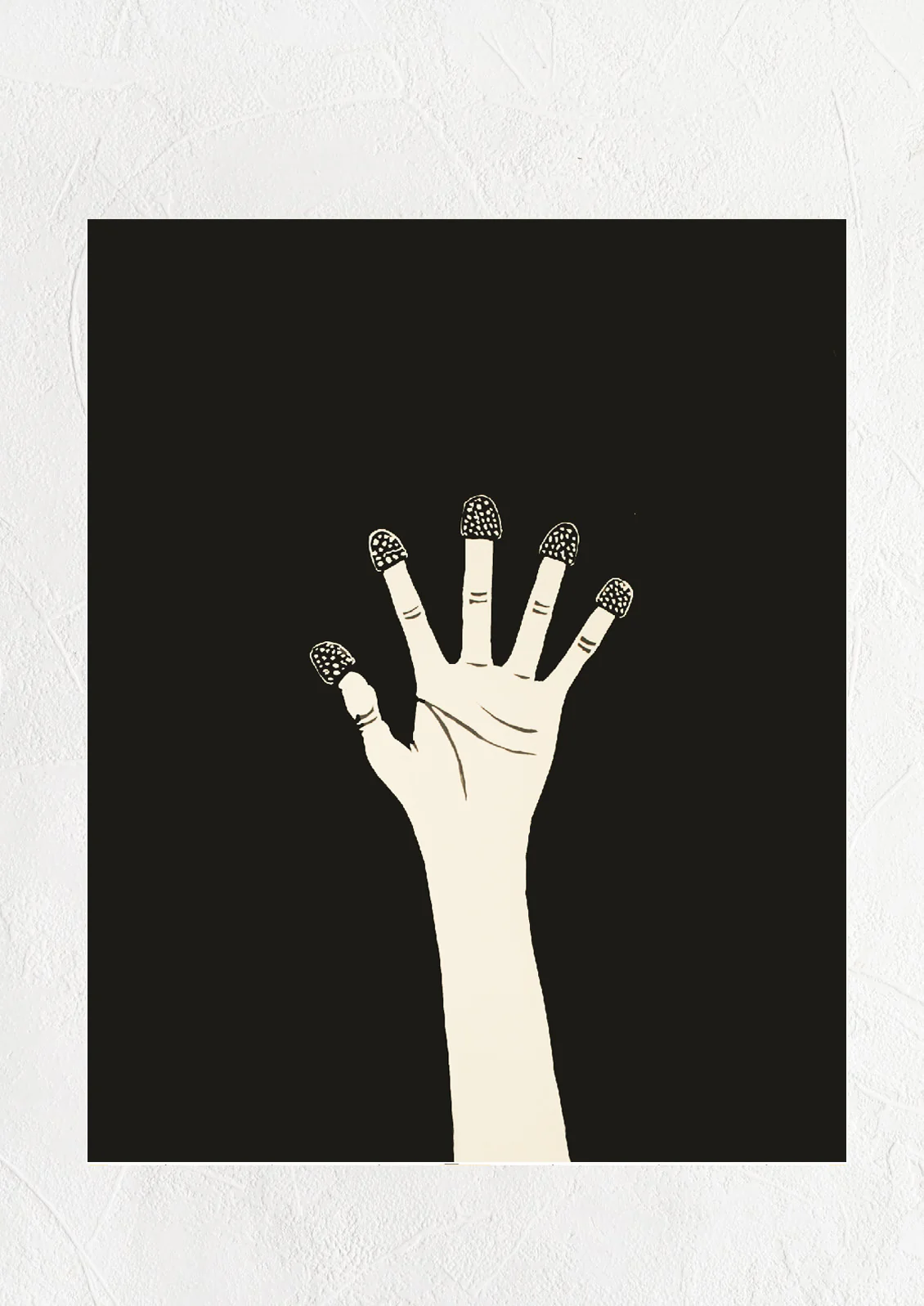 Raspberry Fingers Print