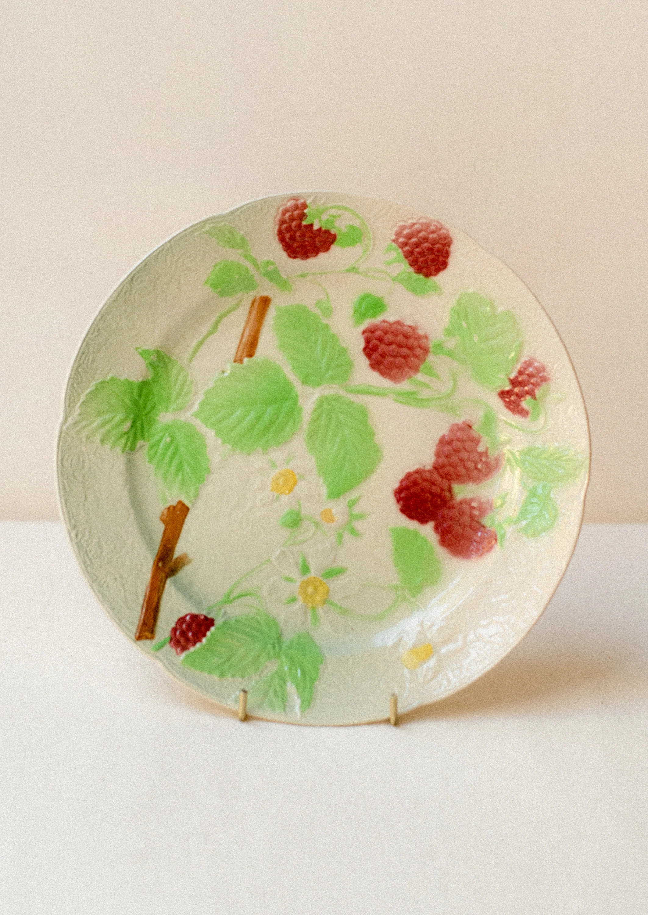 French Raspberry Side Plate