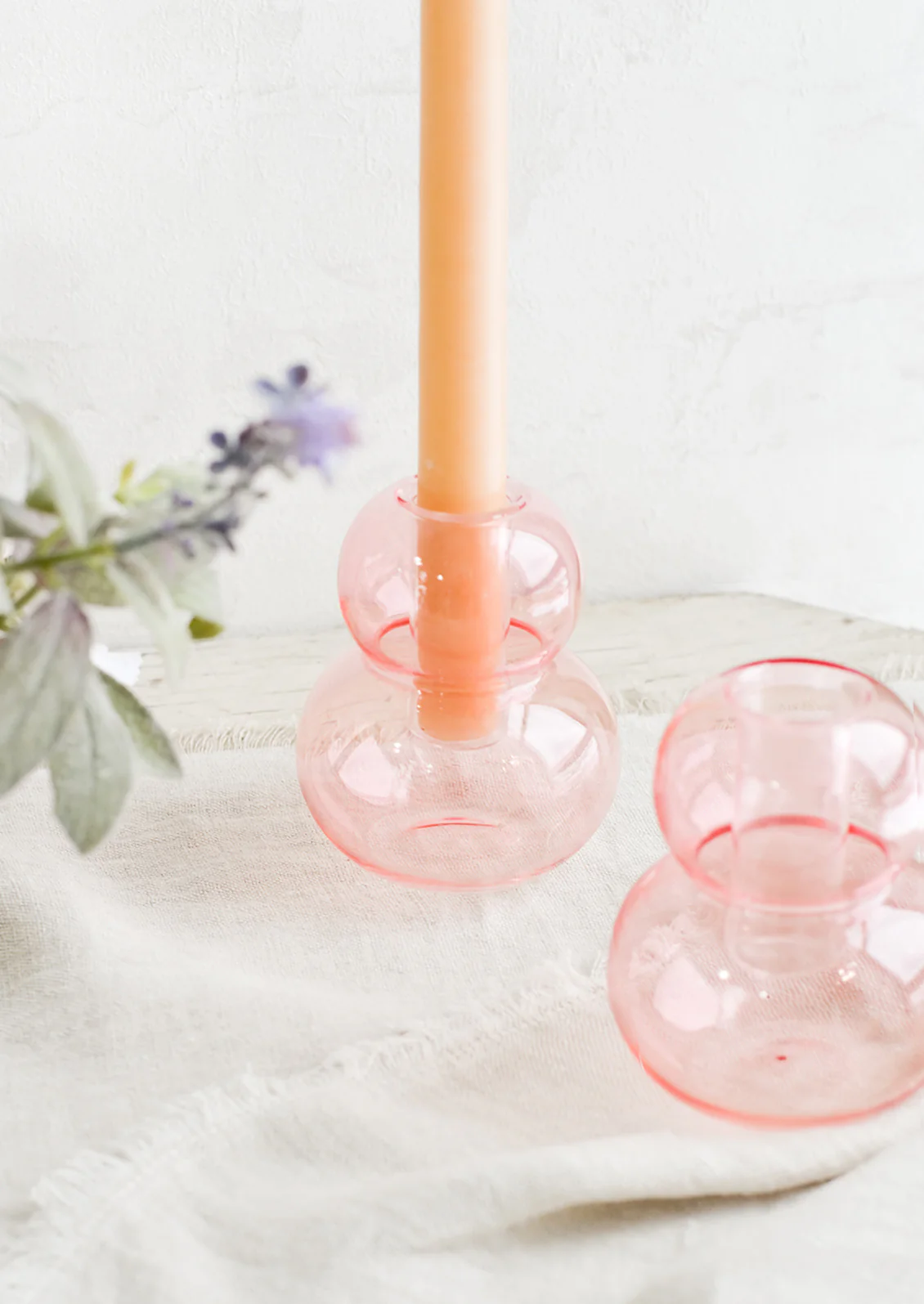 Realm Glass Taper Holder