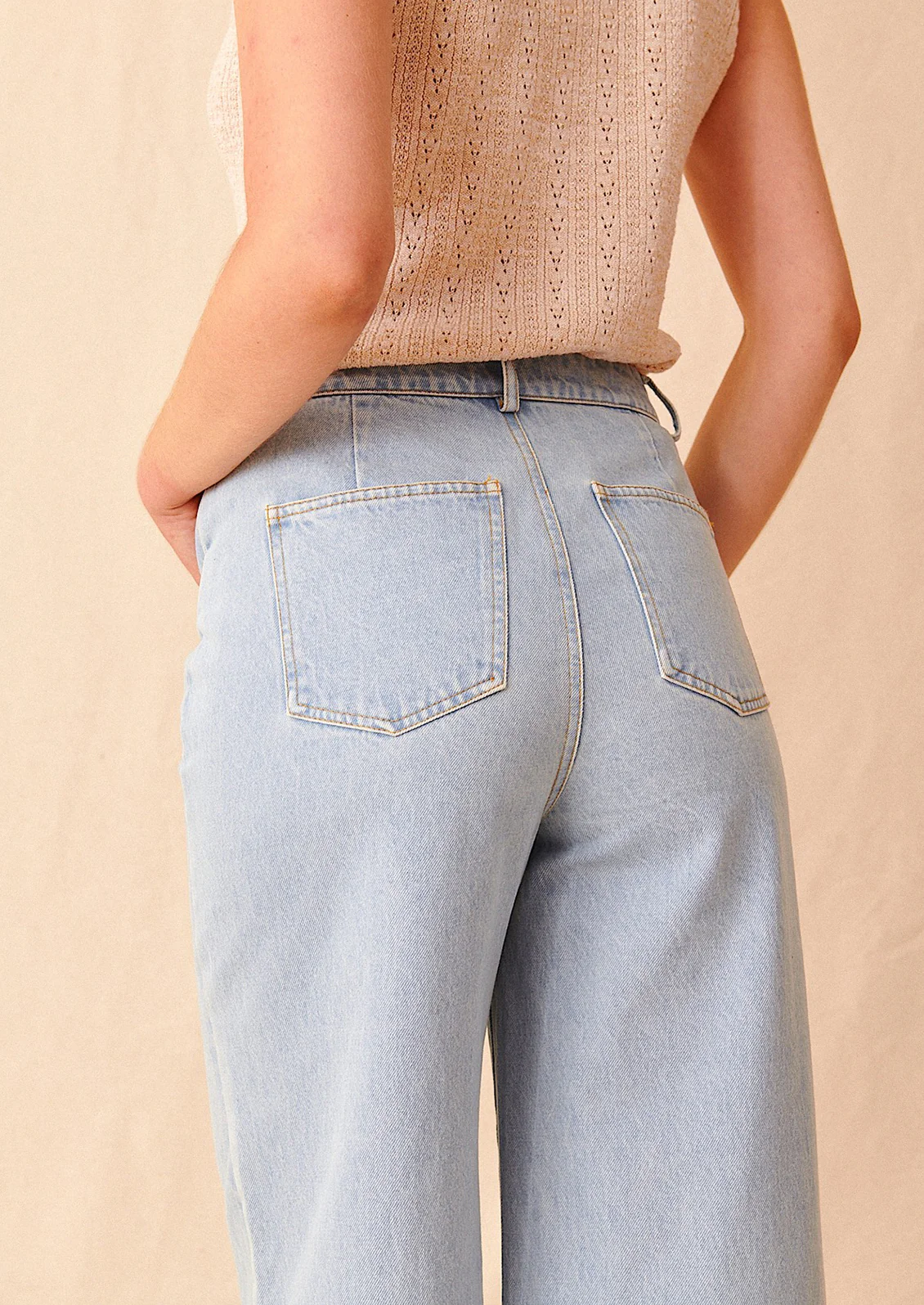 Remy Pants in Light Wash Denim - Image 4
