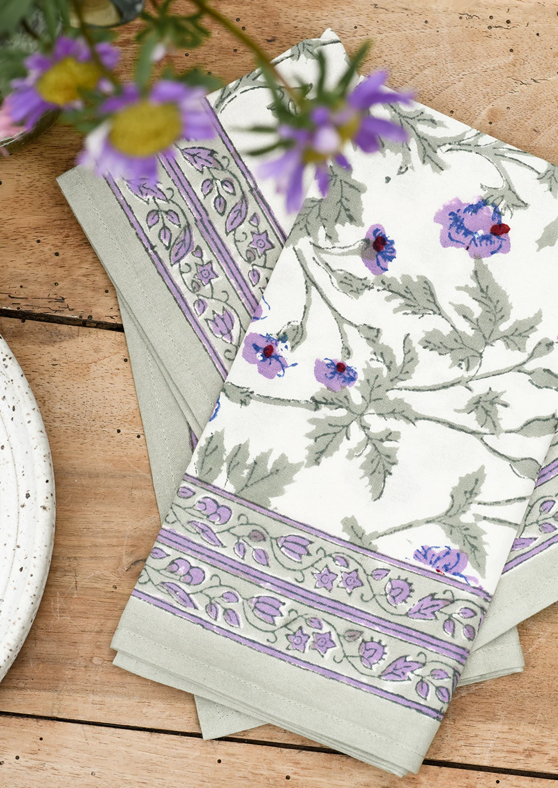 Rockrose Floral Napkin Set - Image 2