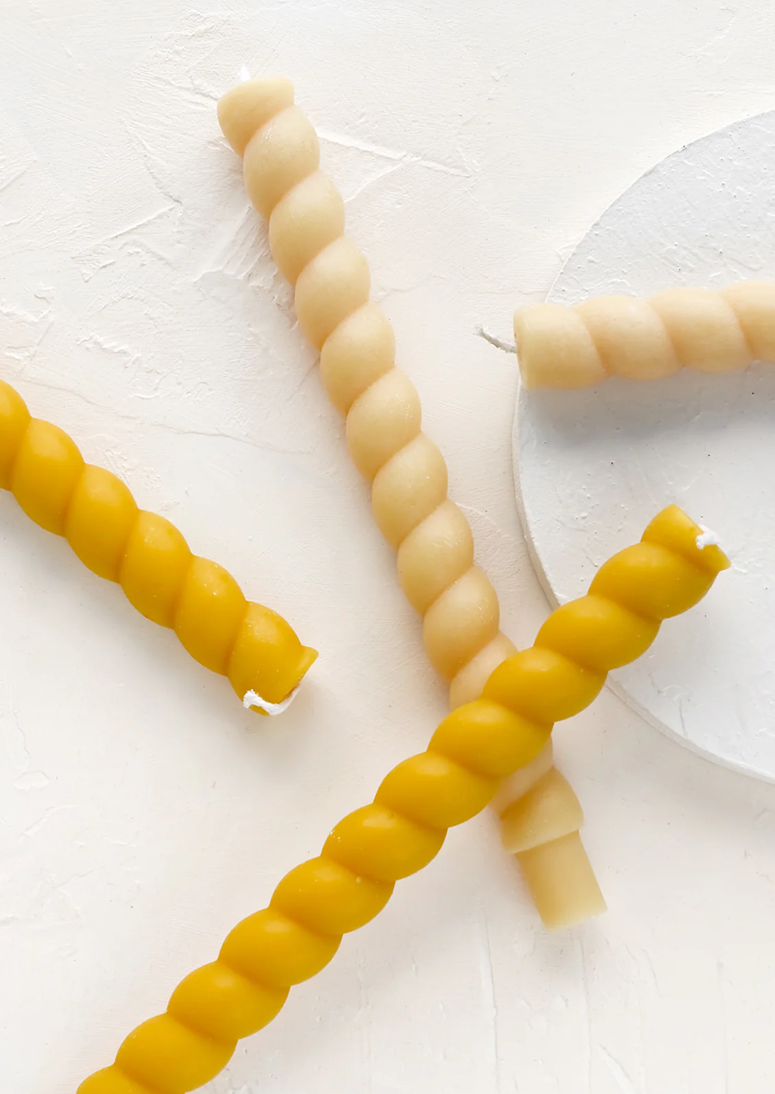 Rope Twist Taper Candle - Image 4