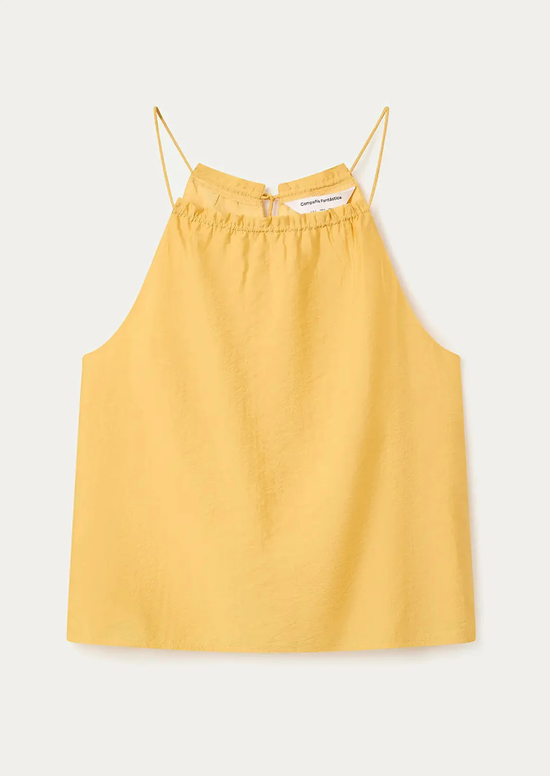 Rosario Gathered Satin Top - Image 6