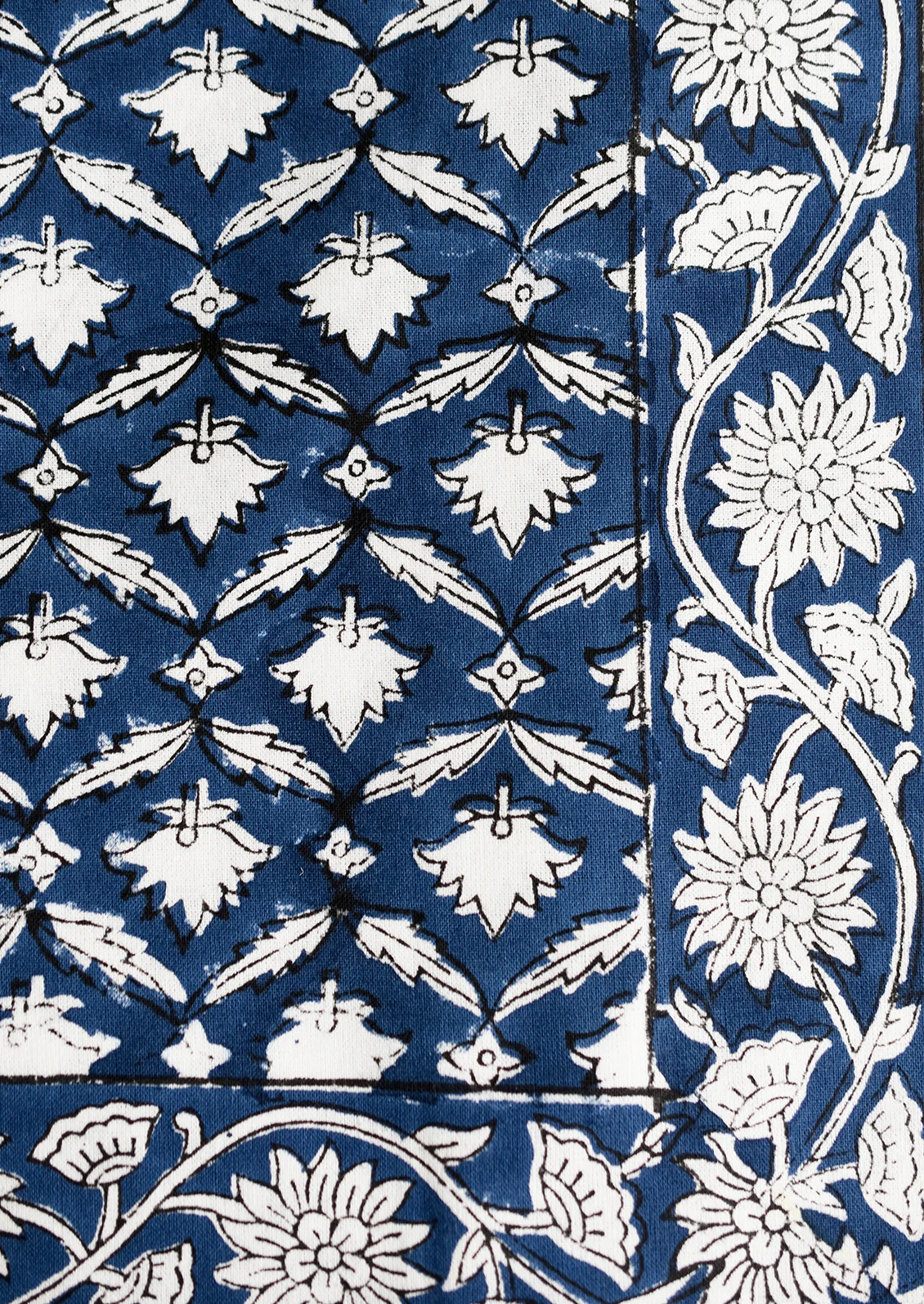 Salamanca Block Printed Tablecloth - Image 3
