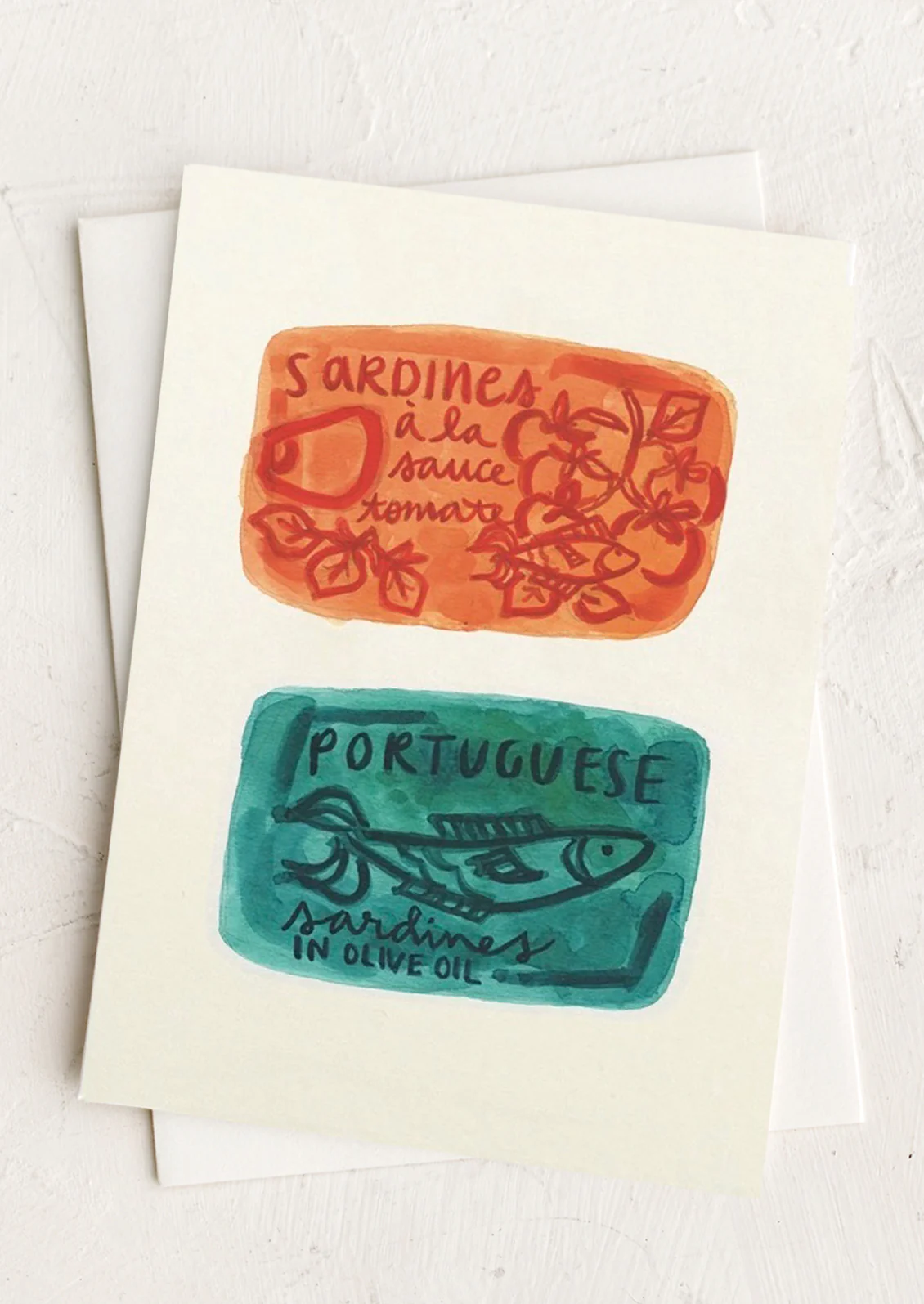 Sardine Tins Blank Card - Image 2