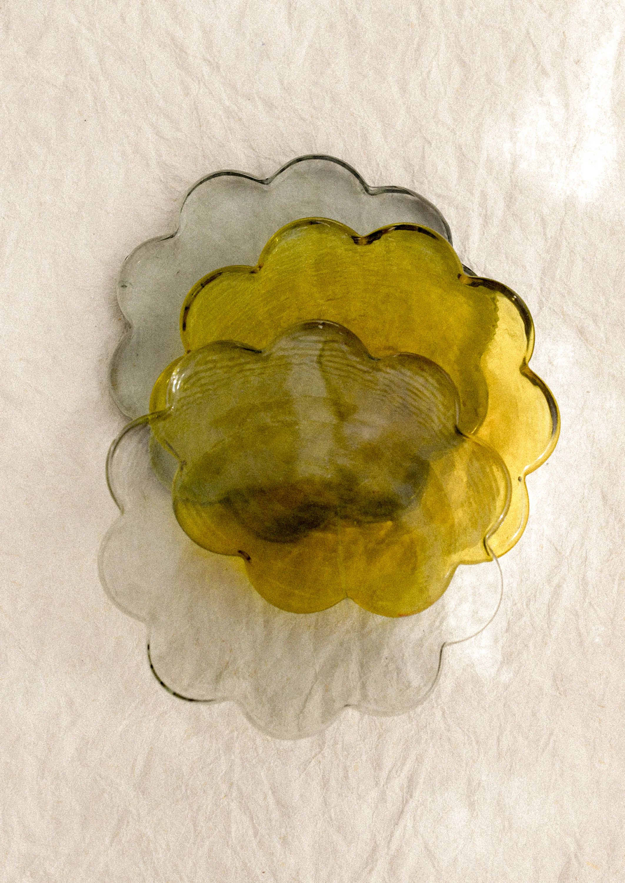 Scalloped Glass Coaster