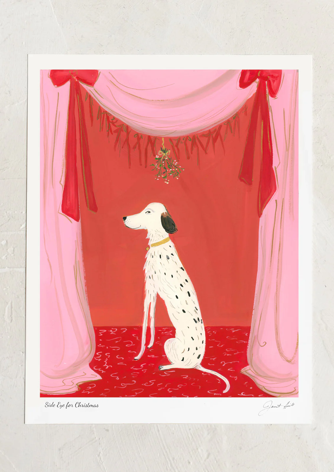 Side Eye for Christmas Print
