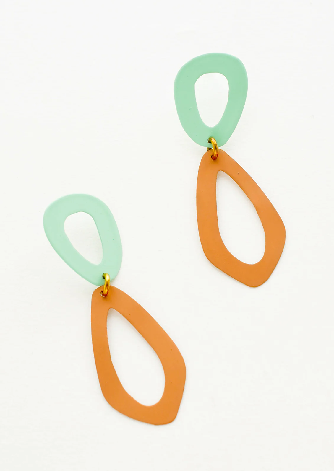 Sinatra 2-Tone Earrings