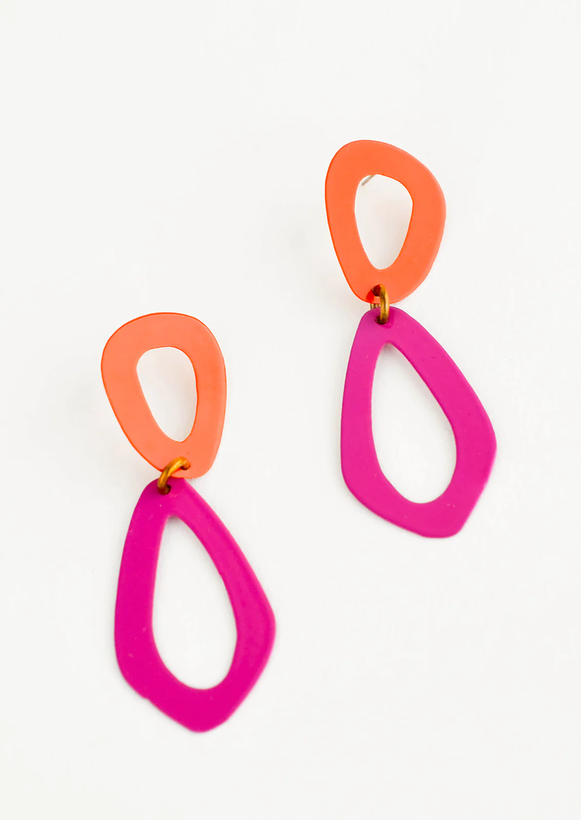 Sinatra 2-Tone Earrings - Image 3