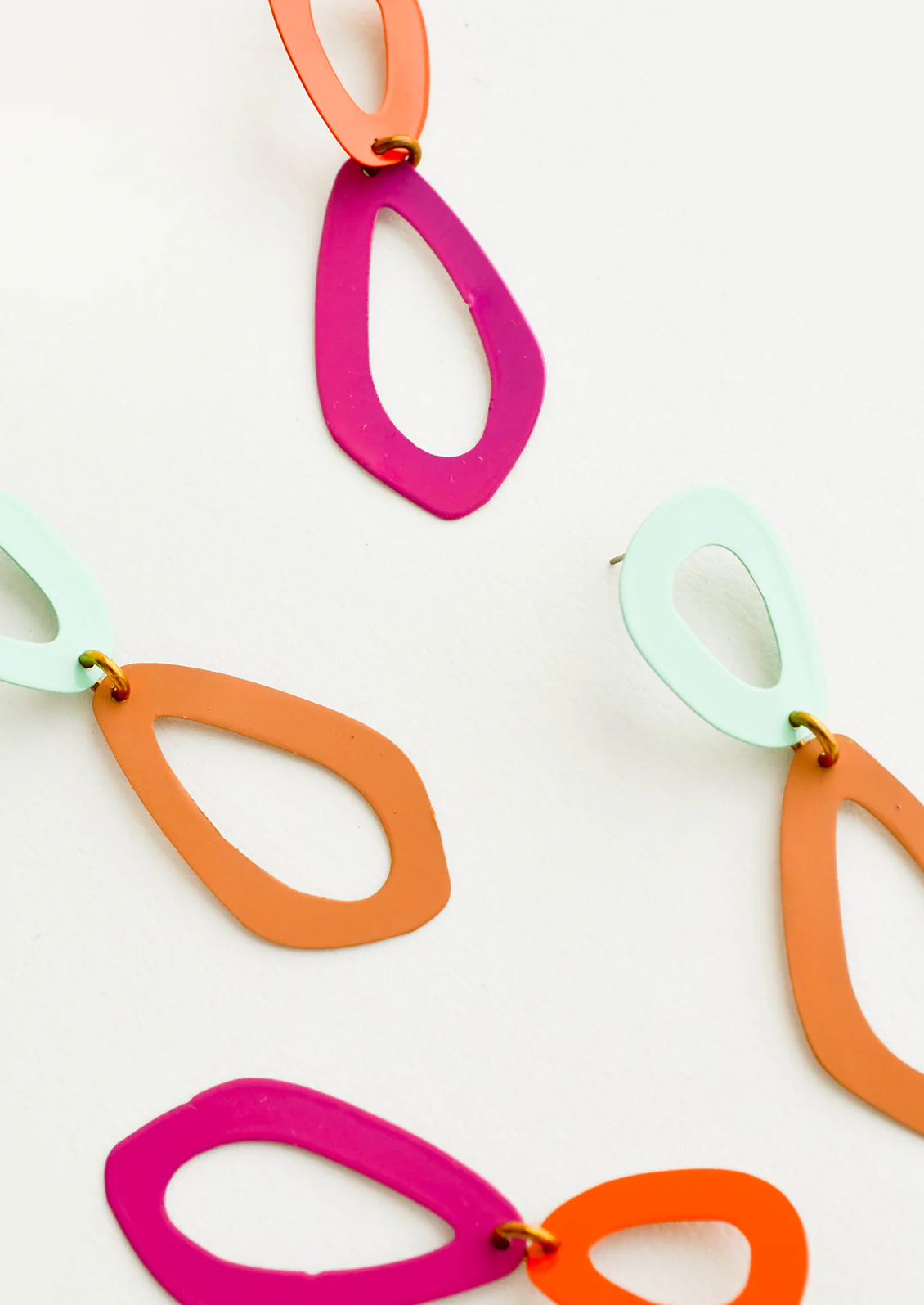 Sinatra 2-Tone Earrings - Image 4
