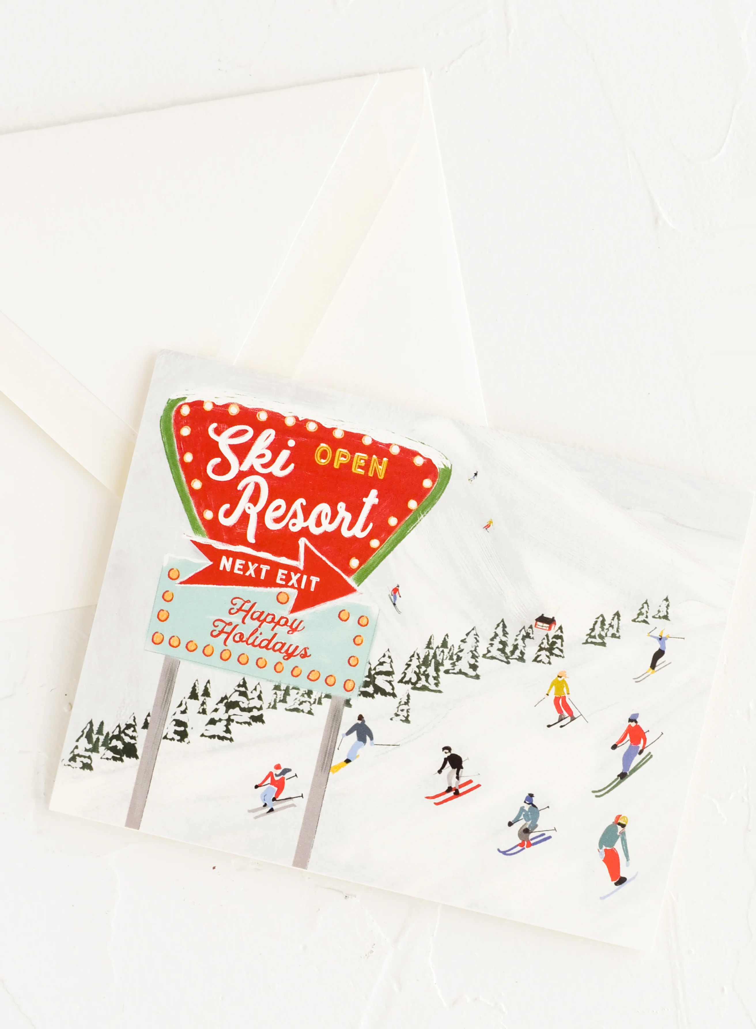 Ski Resort Holiday Card Set - Image 2