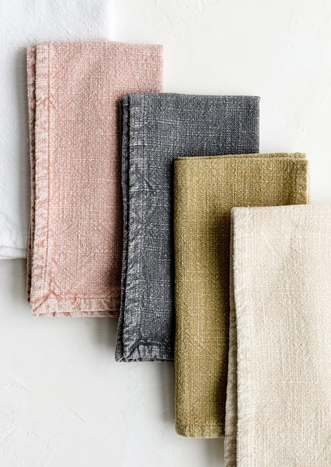 Stonewashed Cotton Napkin Set