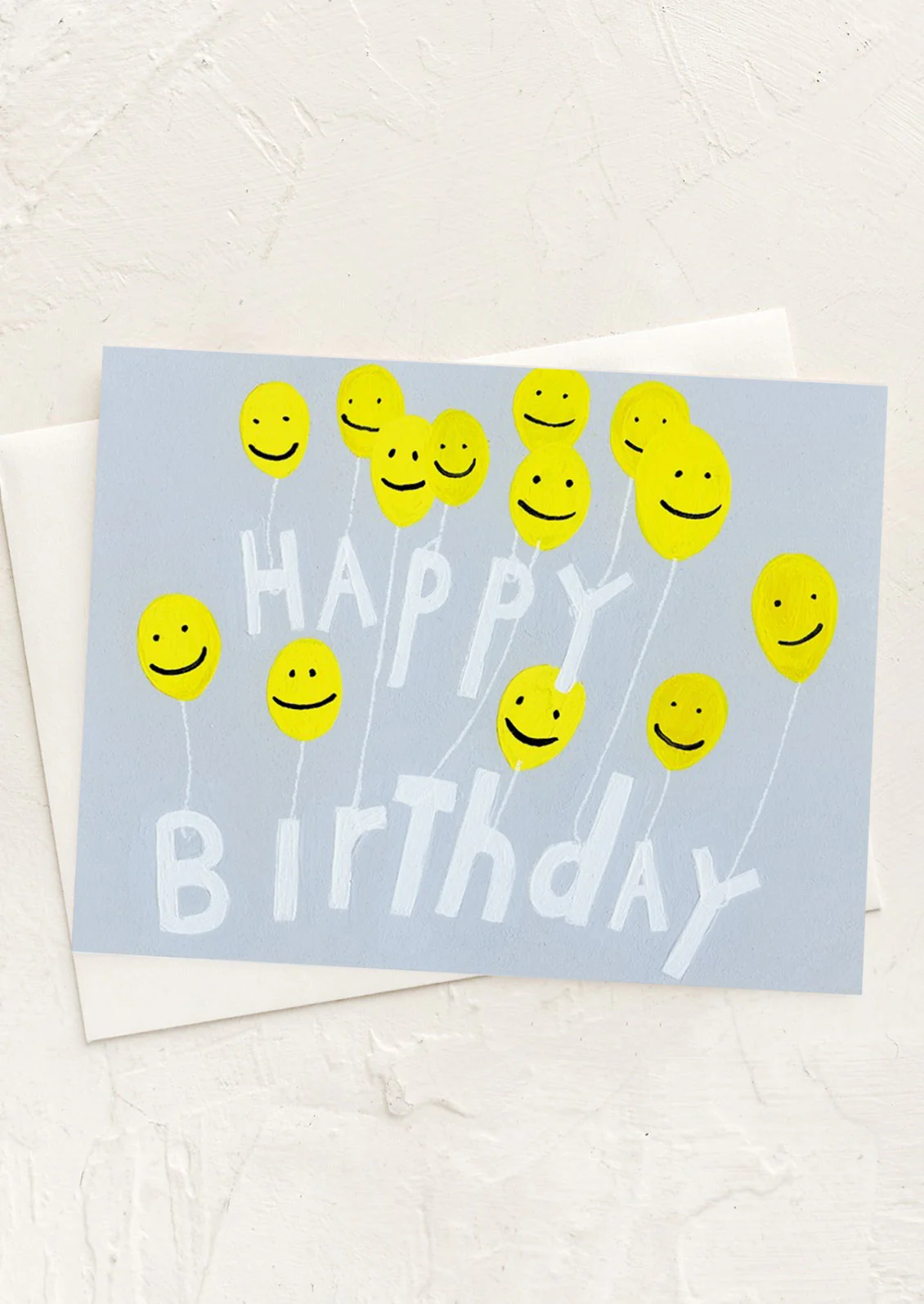Smiley Balloons Birthday Card