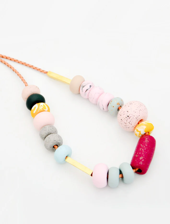 Smokebush Big Bead Necklace - Image 2