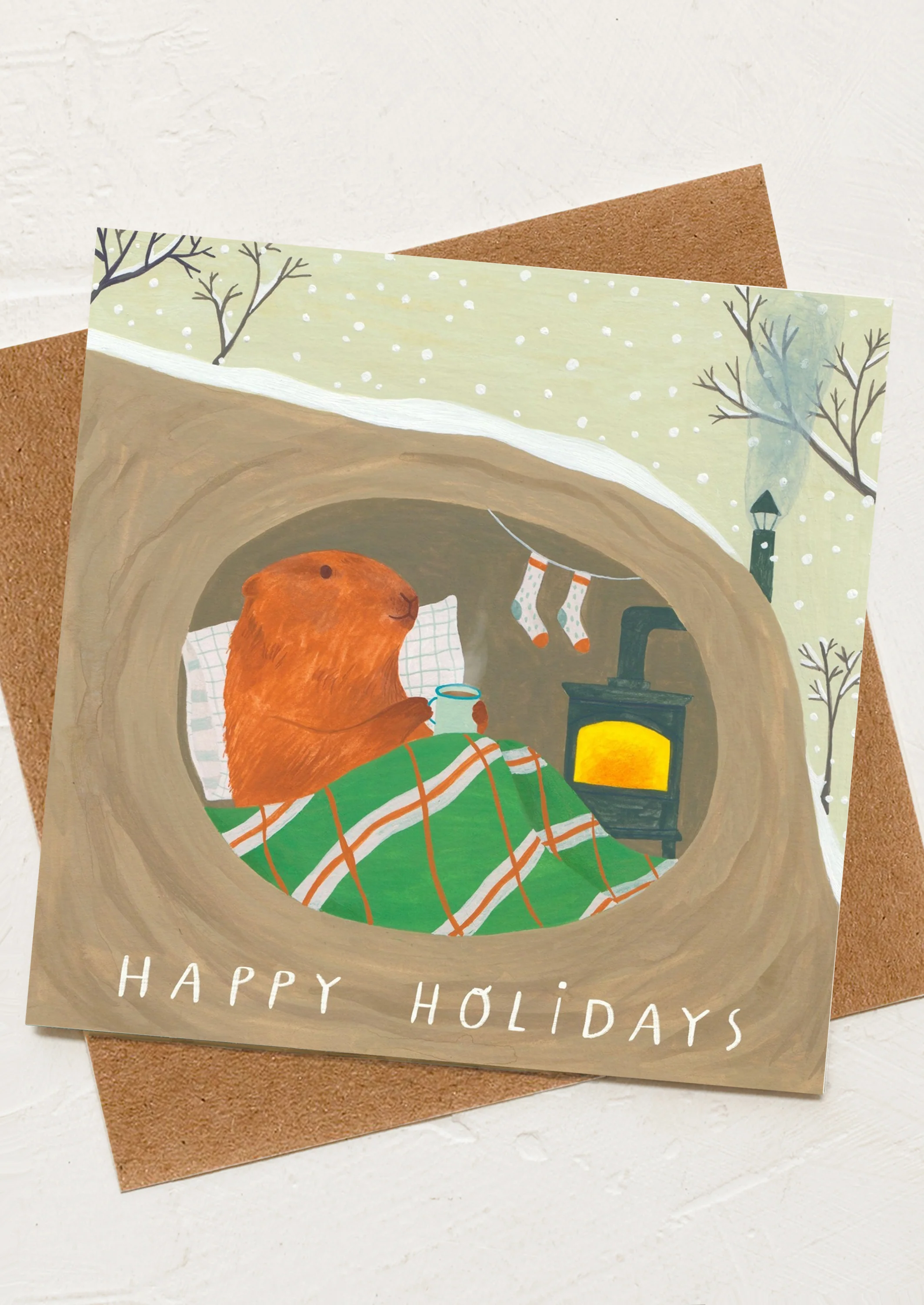 Snowed In Holiday Card