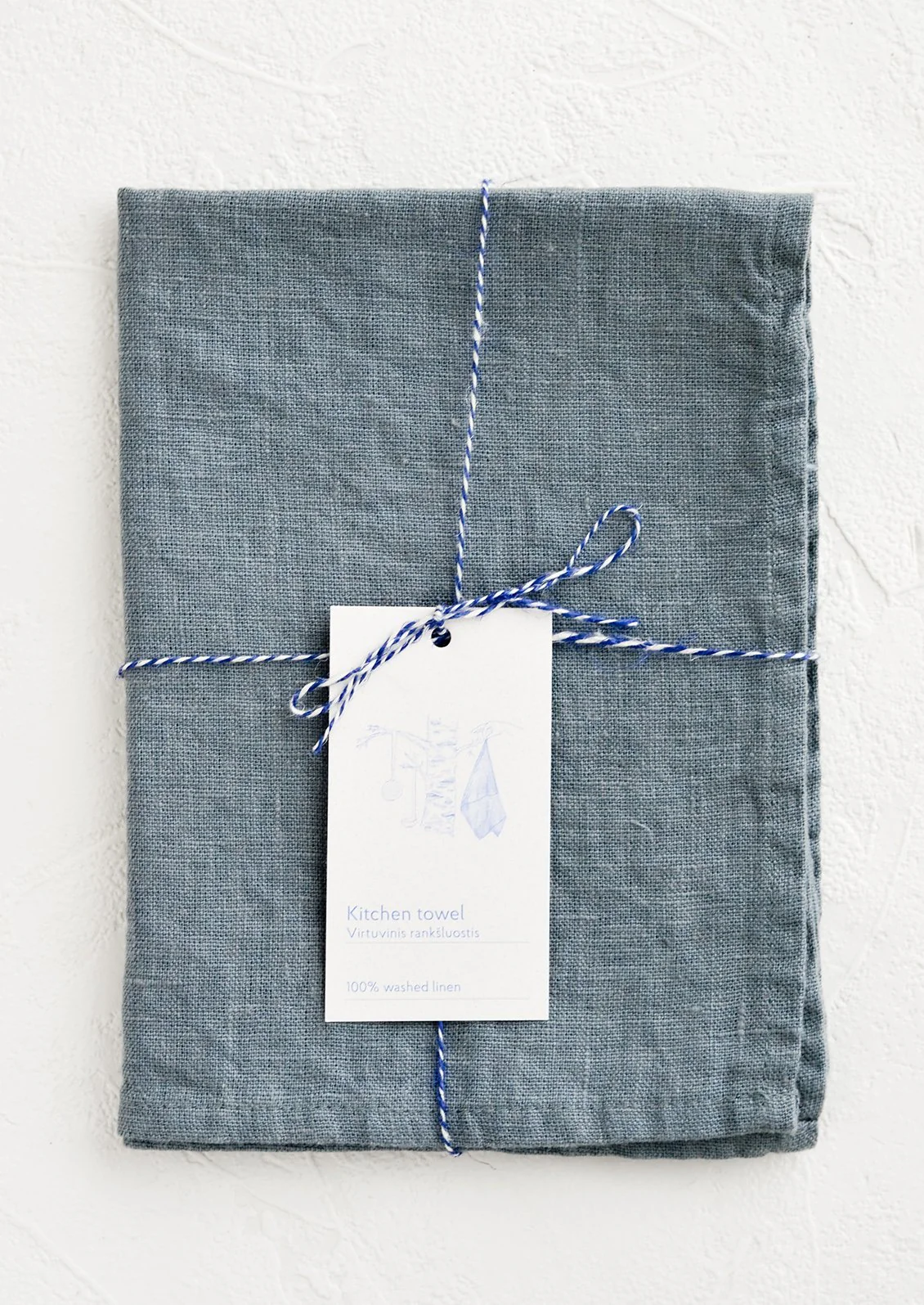 Solid Linen Tea Towel - Image 4