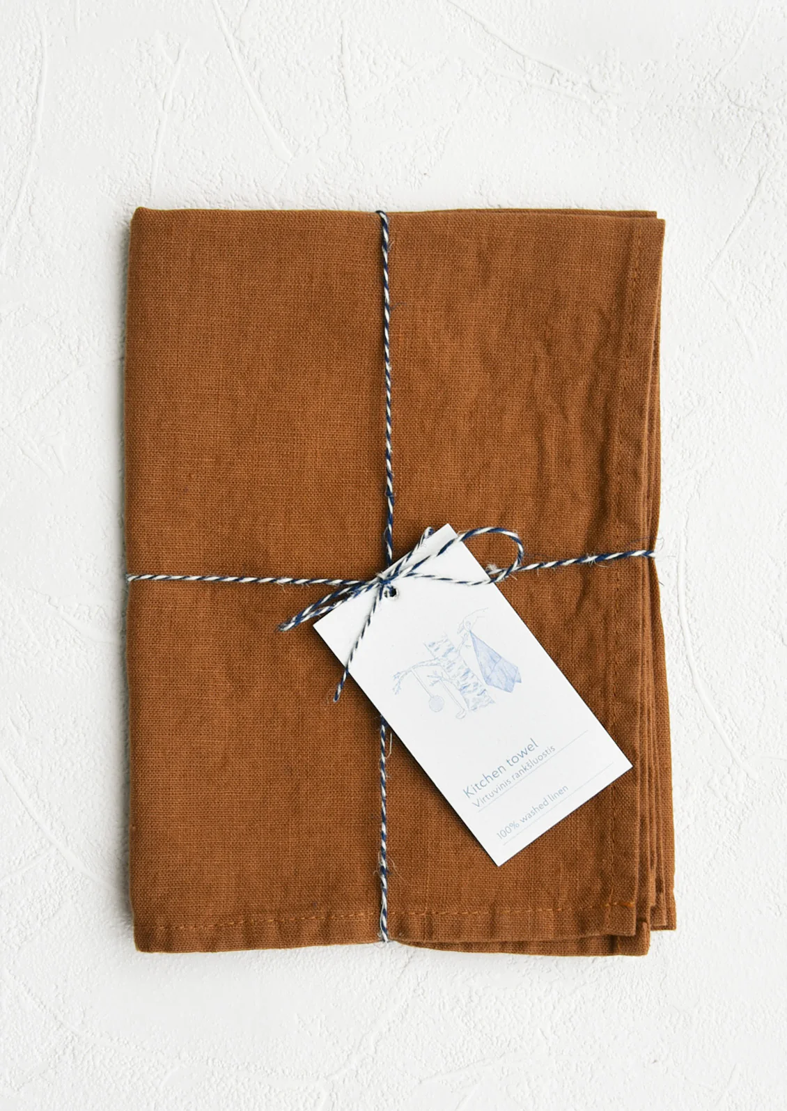 Solid Linen Tea Towel - Image 5