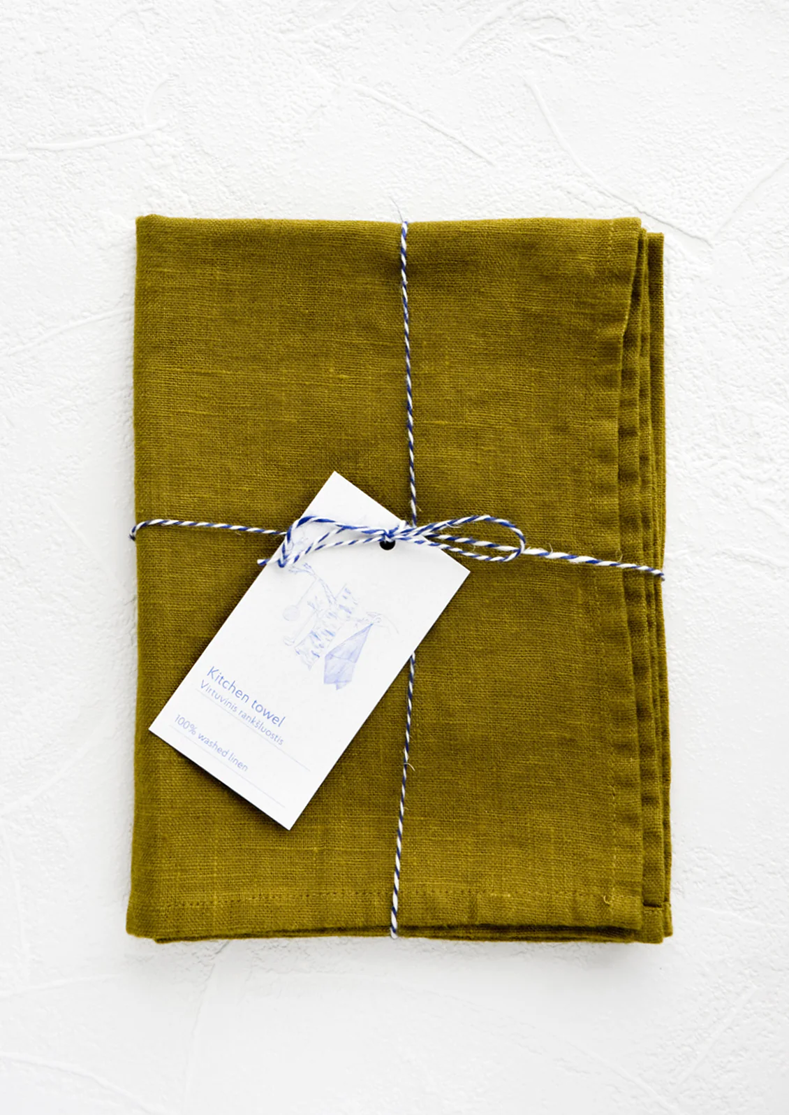 Solid Linen Tea Towel - Image 8