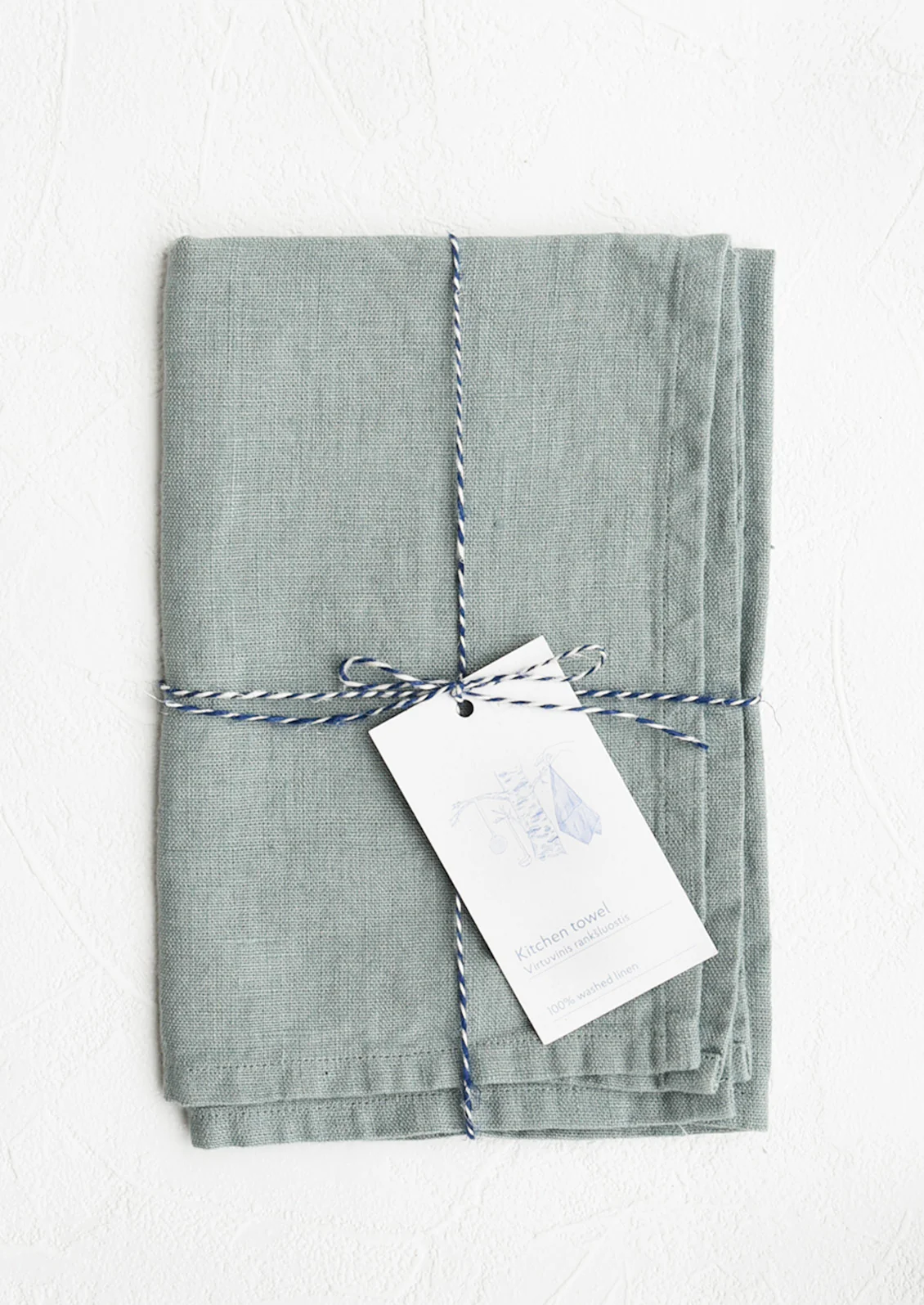 Solid Linen Tea Towel - Image 9