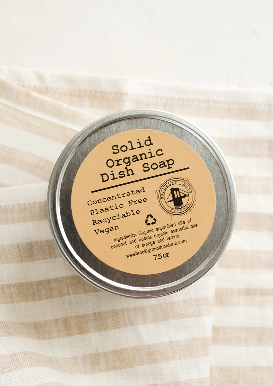 Solid Organic Dish Soap