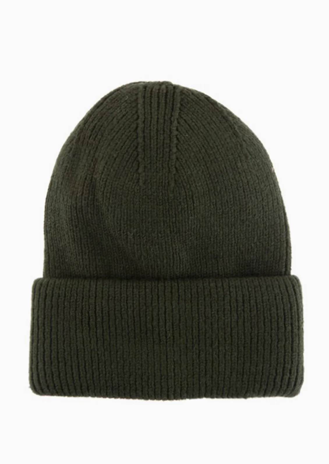 Solid Ribbed Beanie - Image 4